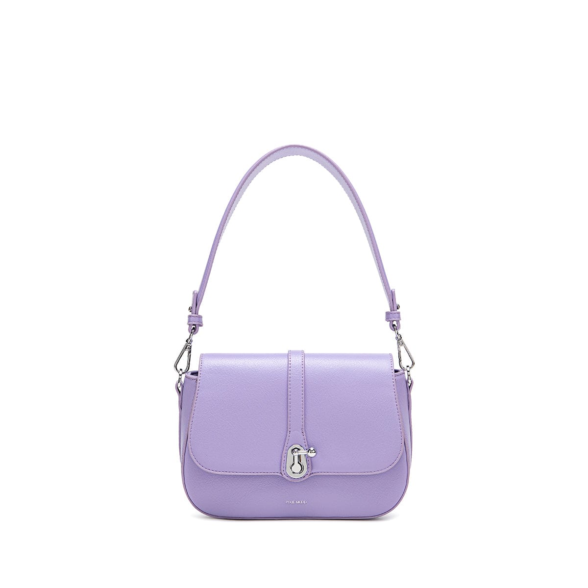Athena Vegan Leather Saddle Bag in Lavender | Women's Crossbody Purse for Work, Travel & Everyday Use | Ethical Fashion Accessory