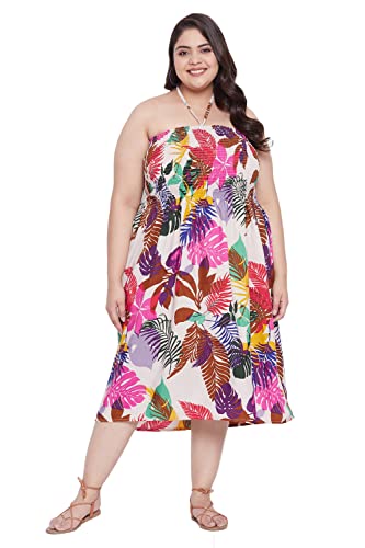 Multicolor Tropical Leaf