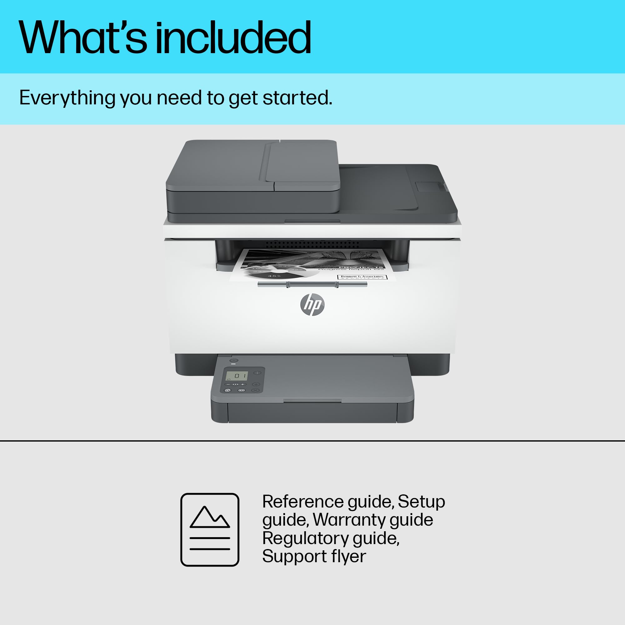 HP LaserJet M234sdn Wireless Monochrome Laser Printer - Print, Scan, Copy | Fast 28ppm | 250-Sheet Tray | Mobile Printing | Ideal for Home Office & Small Business (1-Year Warranty)