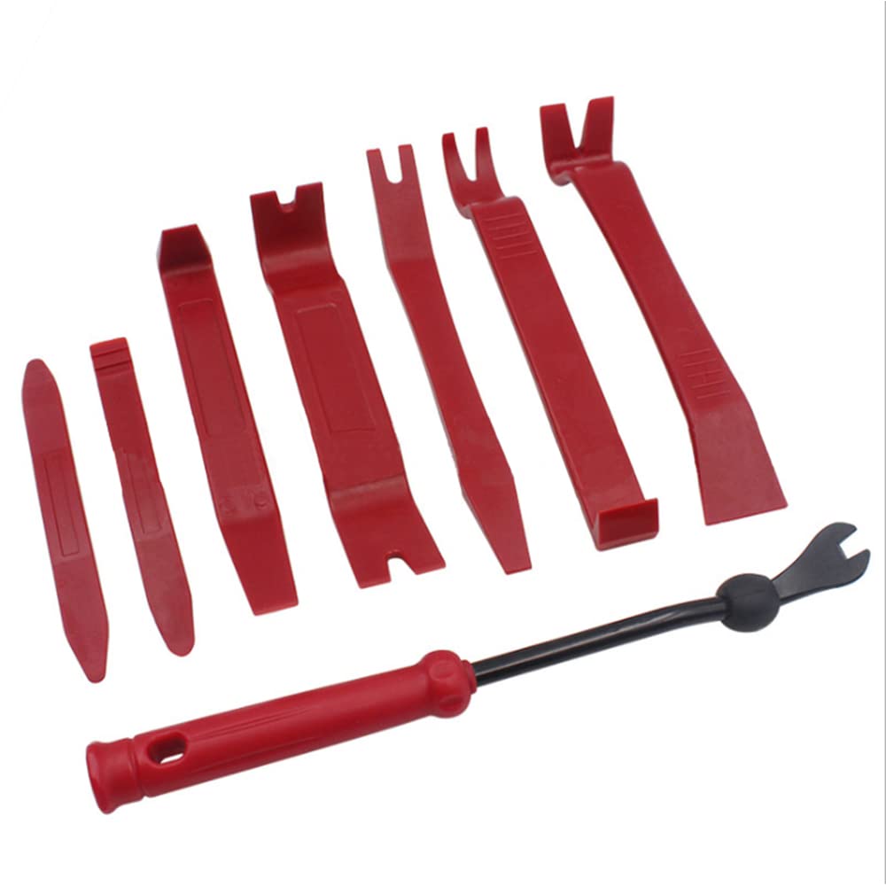 MACHSWON 8-Piece Car Trim Removal Tool Kit - Plastic Dashboard Panel Pry Tools for Radio Installation, Door Panel Repair & Interior Detailing | Auto Accessories for DIY Mechanics & Professional Use