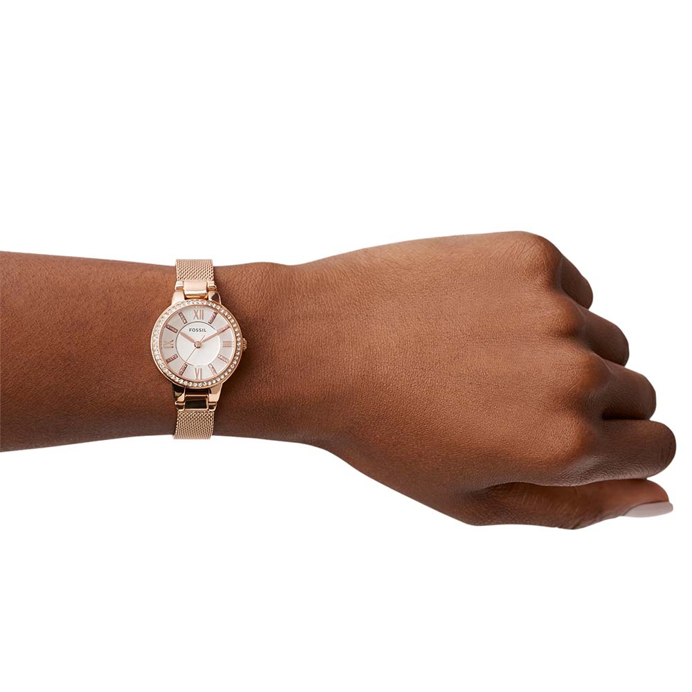 Fossil Virginia ES5111 Leather Watch - Stylish & Durable for Men | Perfect for Casual, Business & Everyday Wear
