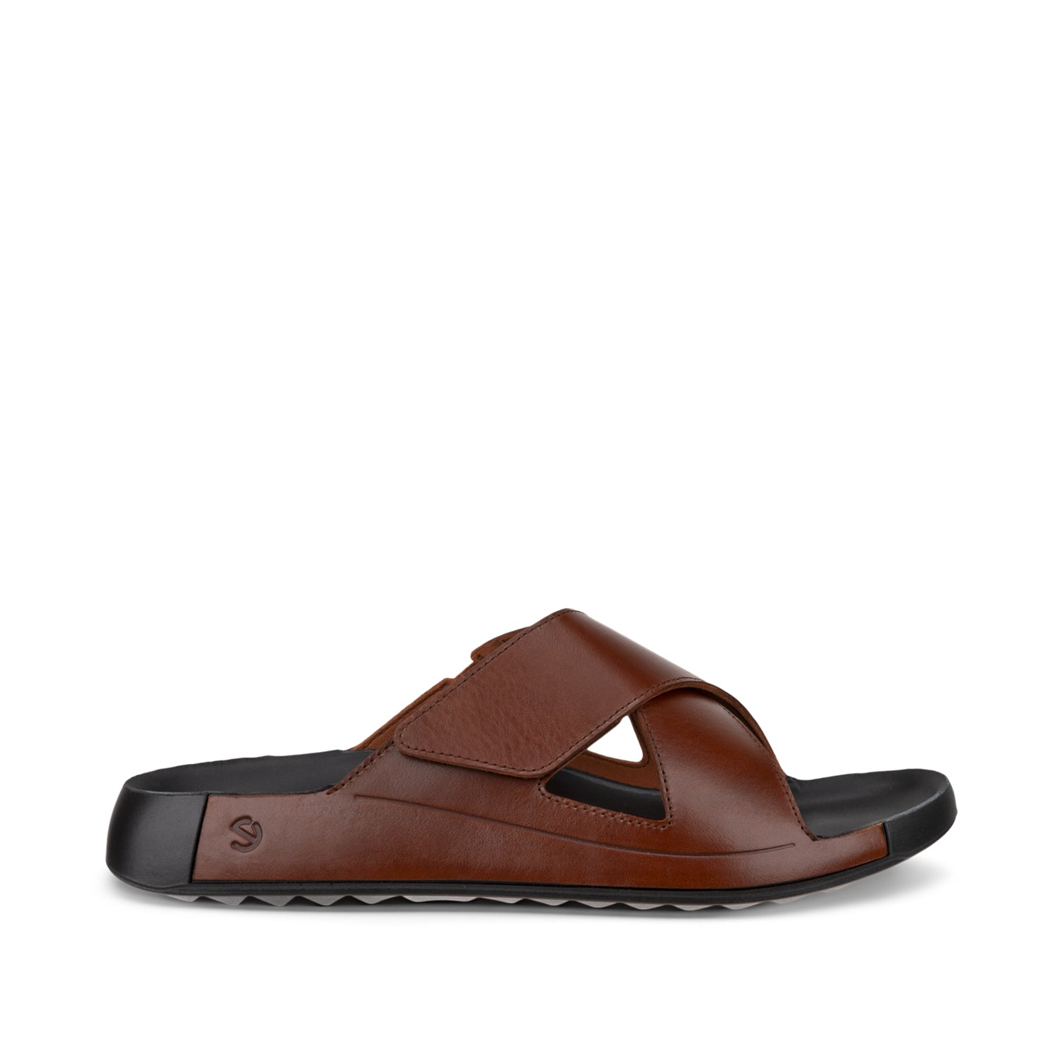 ECCO Men's Cozmo M Leather Sneakers in Cognac Brown - Comfortable Casual Shoes for Walking, Work & Everyday Wear