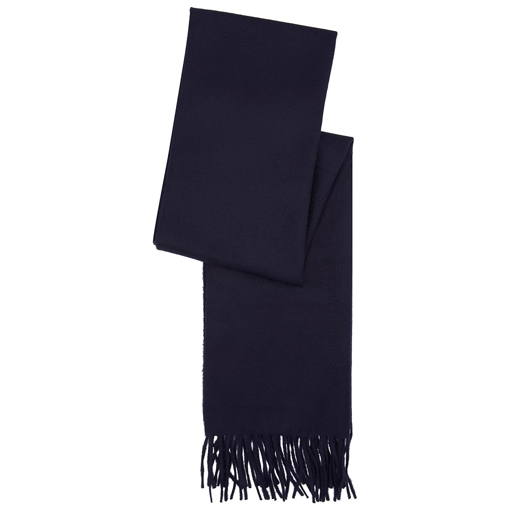 Luxury Navy Blue Cashmere Scarf for Women & Men - Soft Winter Warm Wrap - Perfect for Gifts, Travel & Cold Weather Fashion Accessories