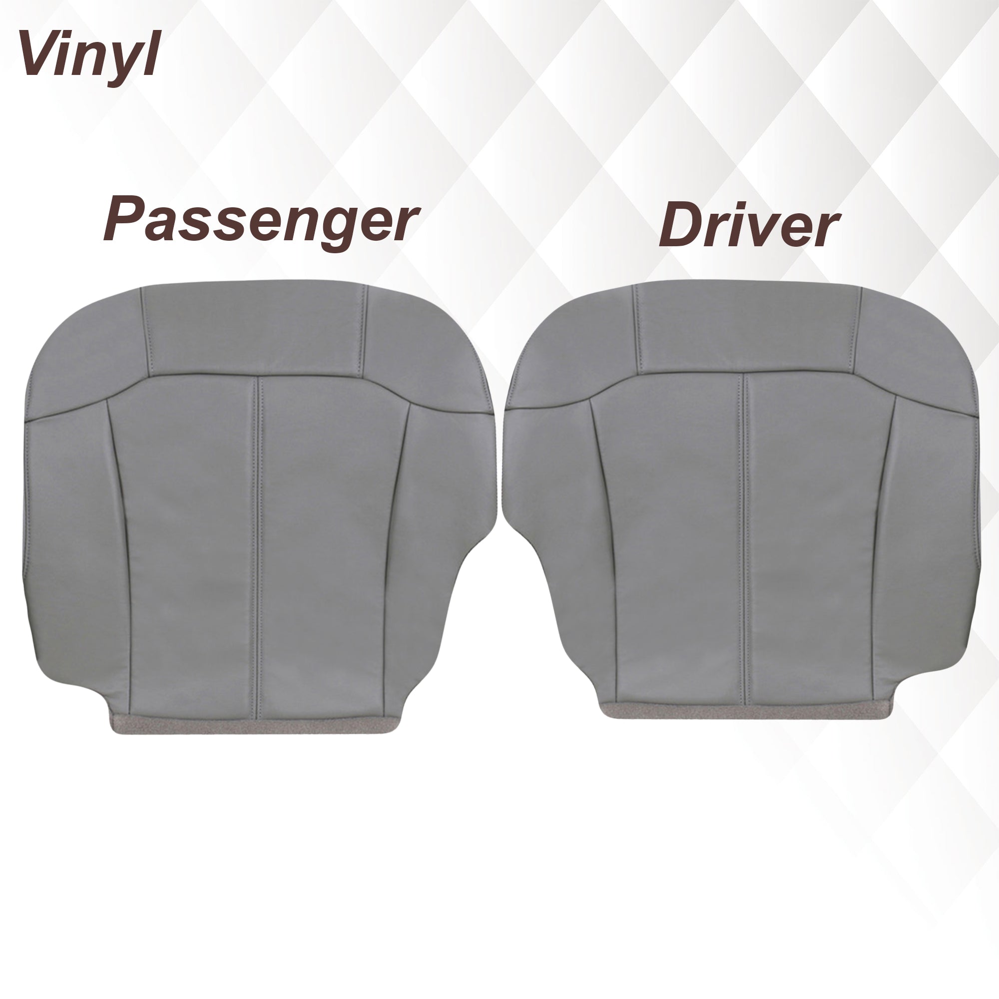 1999-2002 GMC Sierra Custom Fit Seat Covers - Premium Gray Car Seat Protectors for Trucks & SUVs | Durable, Comfortable & Easy to Install | Perfect for Work, Off-Road & Everyday Driving