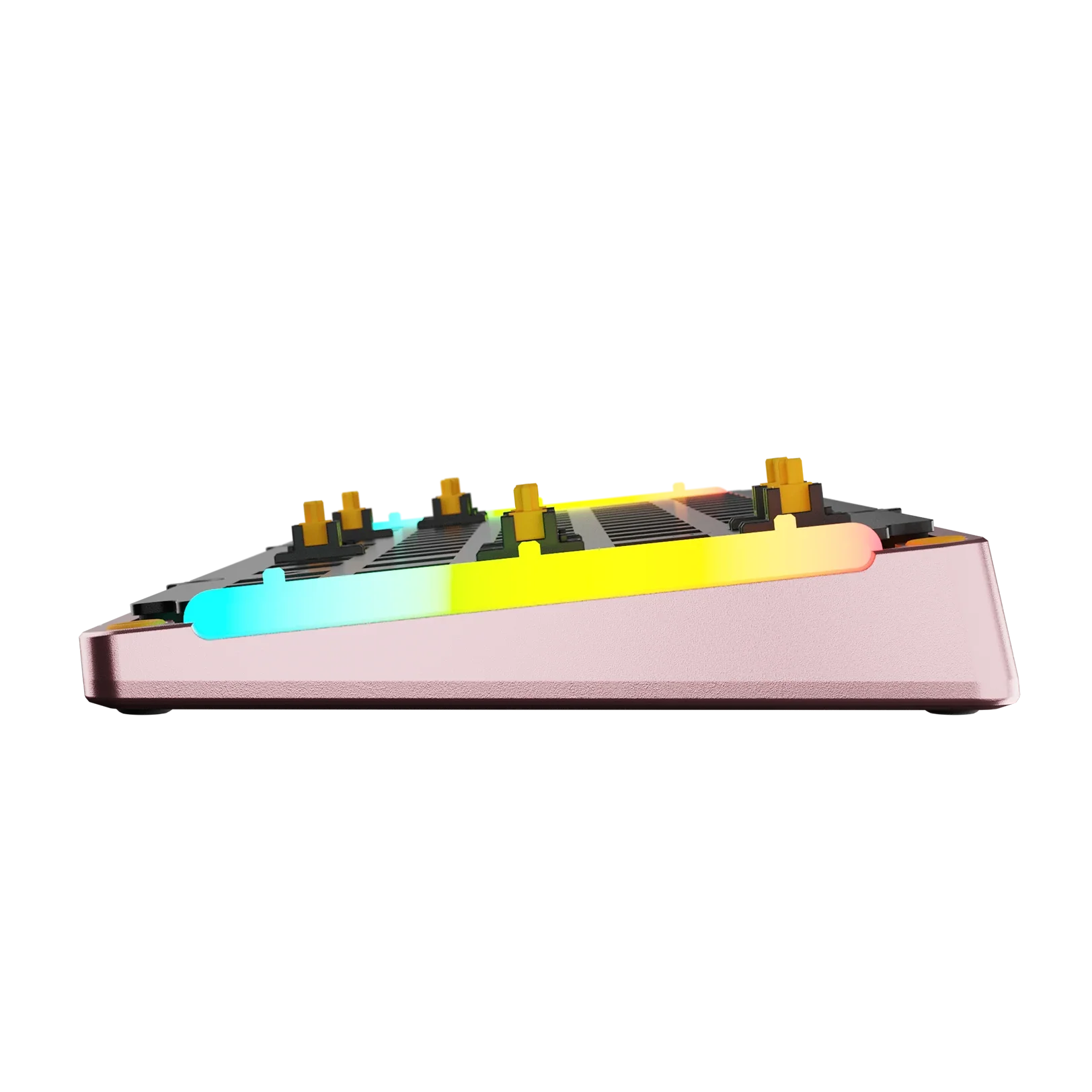 GMMK 3 Mechanical Keyboard Bottom Case - Metal Arcade Pink 65% Layout | Perfect for Gaming, Typing & Custom Keyboard Builds