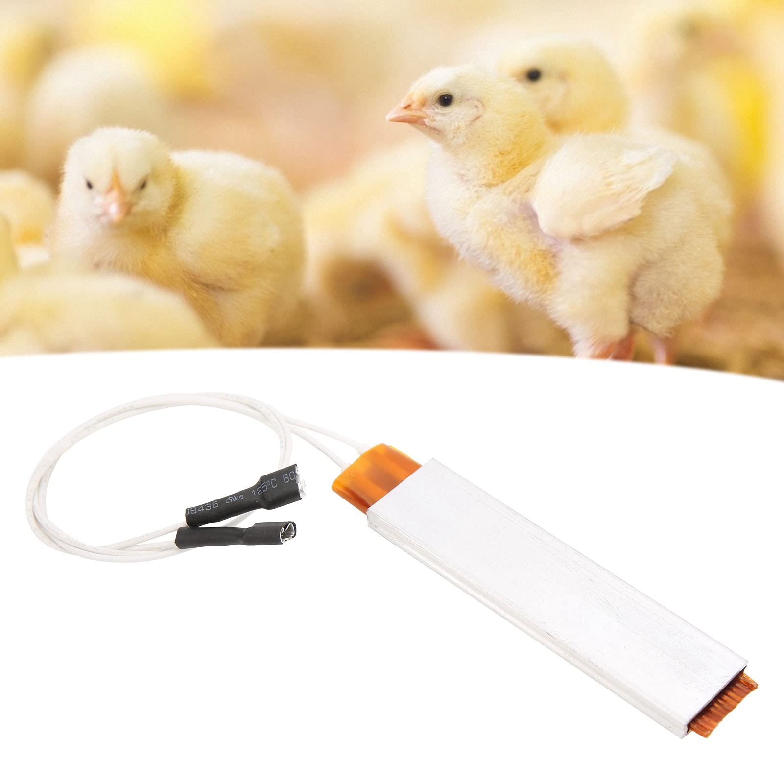 12V Ceramic PTC Heating Plate - Durable Poultry Egg Incubator Heater for Chicken Duck Goose Hatching | Lightweight & Energy Efficient | Perfect for Home Farms & Hatcheries