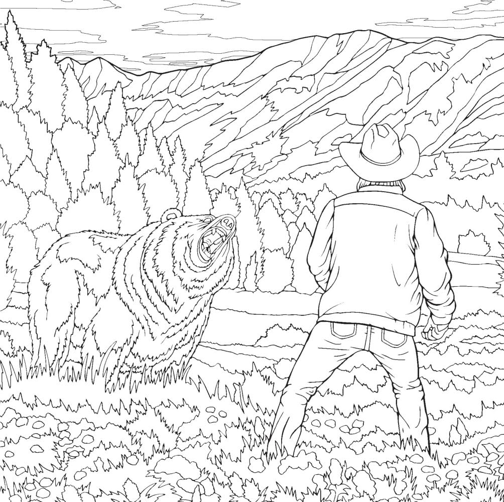 The Unofficial Yellowstone Coloring Book for Adults - Relaxing National Park Scenes, Wildlife & Landscapes - Perfect for Stress Relief & Creative Fun (Dover Coloring Books)
