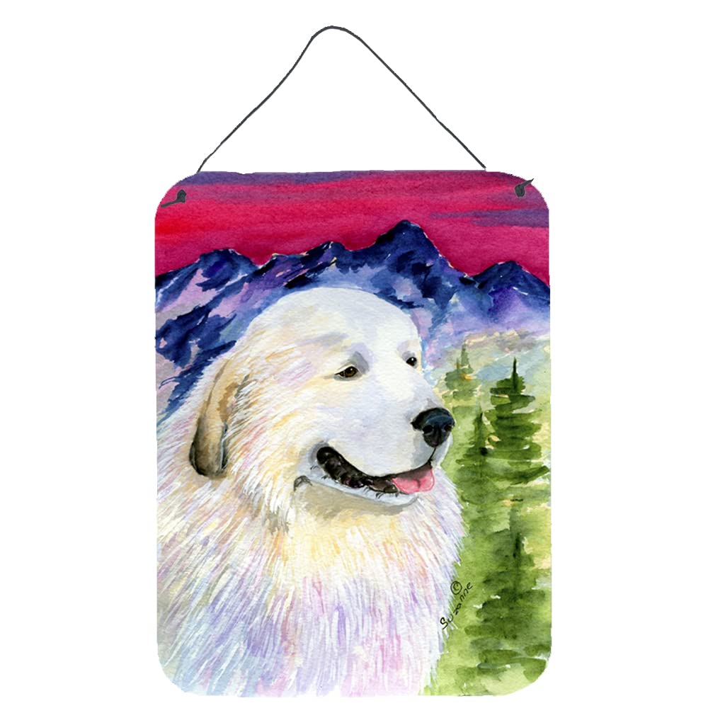 Great Pyrenees Dog Wall Art - 12x16 Inch Aluminum Metal Sign for Kitchen, Bar, Bathroom & Front Door Decor | Durable Multi-Color Hanging Plaque for Home & Office | Perfect Gift for Dog Lovers
