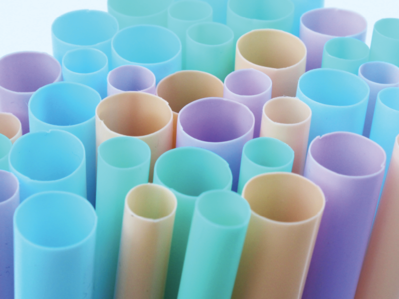 Colorful Macaron Straws - Individually Wrapped (100 Count) - Perfect for Birthday Parties, Baby Showers & Summer Drinks