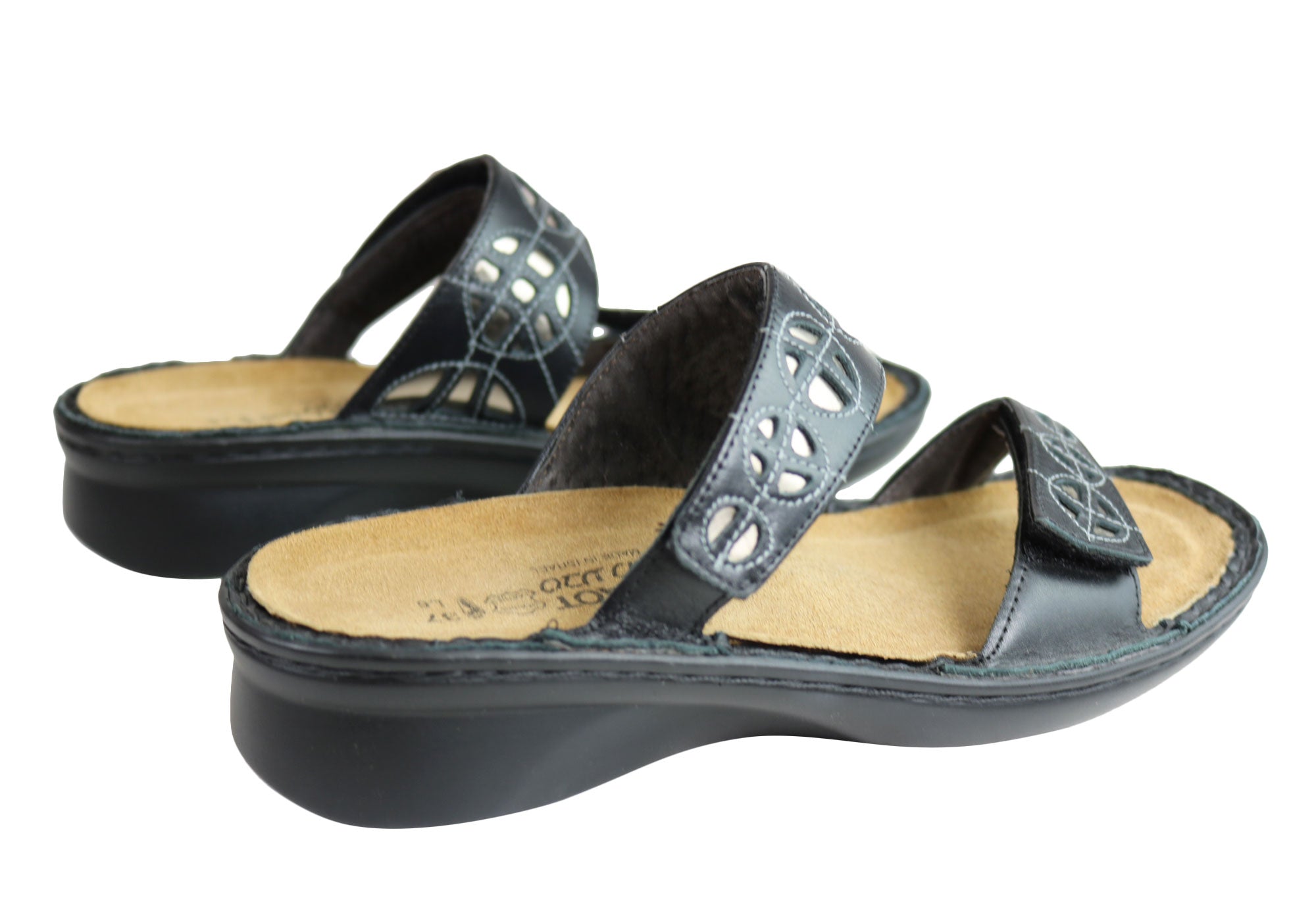 Naot Cornet Women's Comfort Wide Fit Orthotic Friendly Slide Sandals - Perfect for Walking, Travel & Summer Outfits