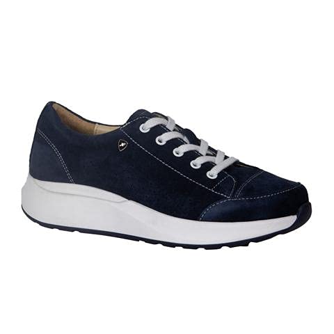 Xelero Heidi Women's Orthopedic Walking & Running Shoes - Deep Blue | Comfortable Support for Flat Feet, Plantar Fasciitis Relief | Perfect for Work, Travel & Daily Activities