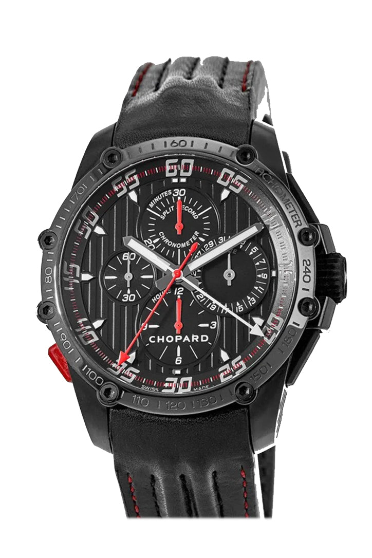 Chopard Classic Racing Superfast 15.38 Black Dial Stainless Steel Men's Watch 168542-3001 - Luxury Sports Watch for Racing Enthusiasts & Formal Occasions