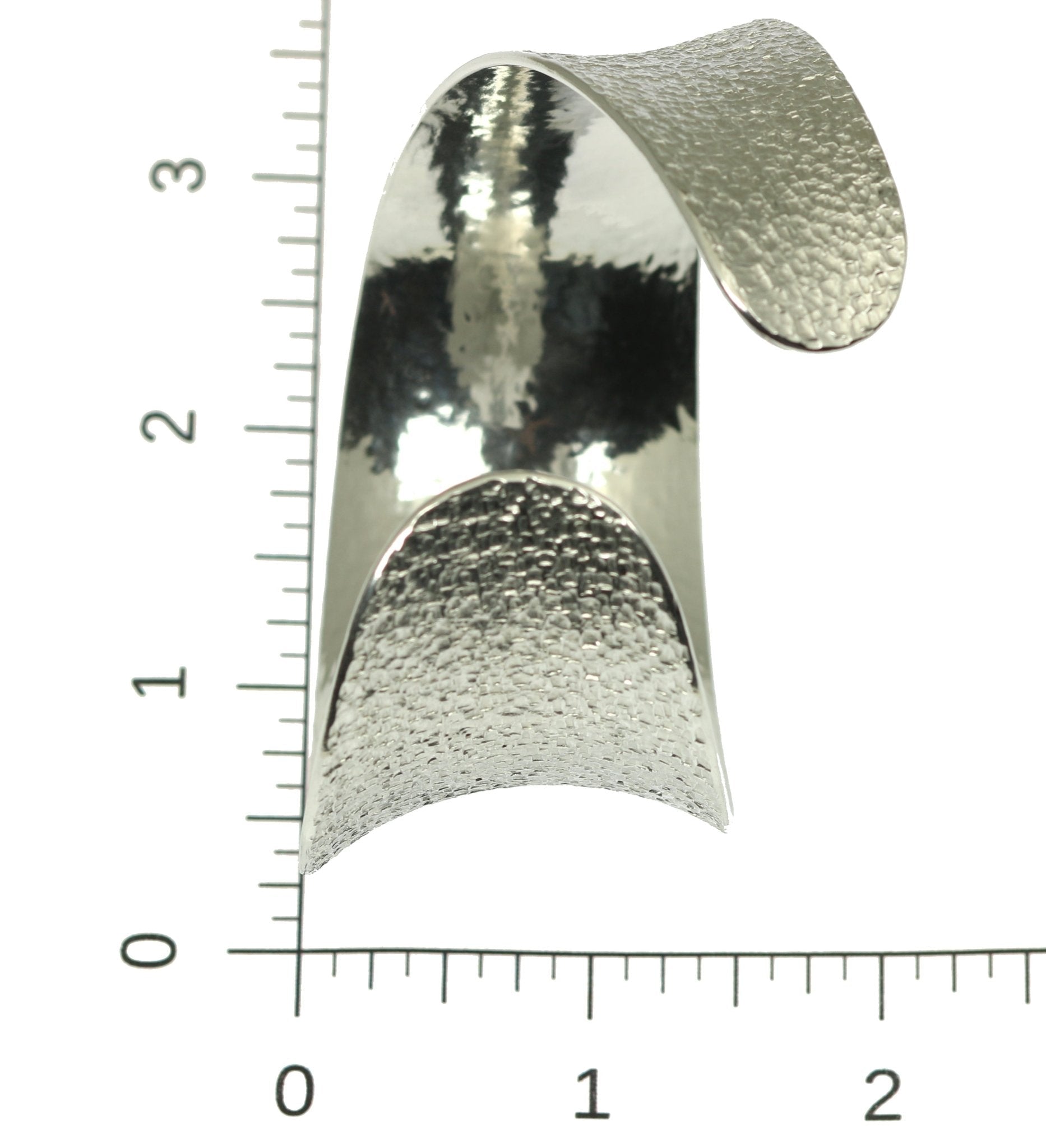 Textured Aluminum Anticlastic Bangle Bracelet for Women - Lightweight & Durable Fashion Jewelry - Perfect for Casual Wear, Office & Special Occasions