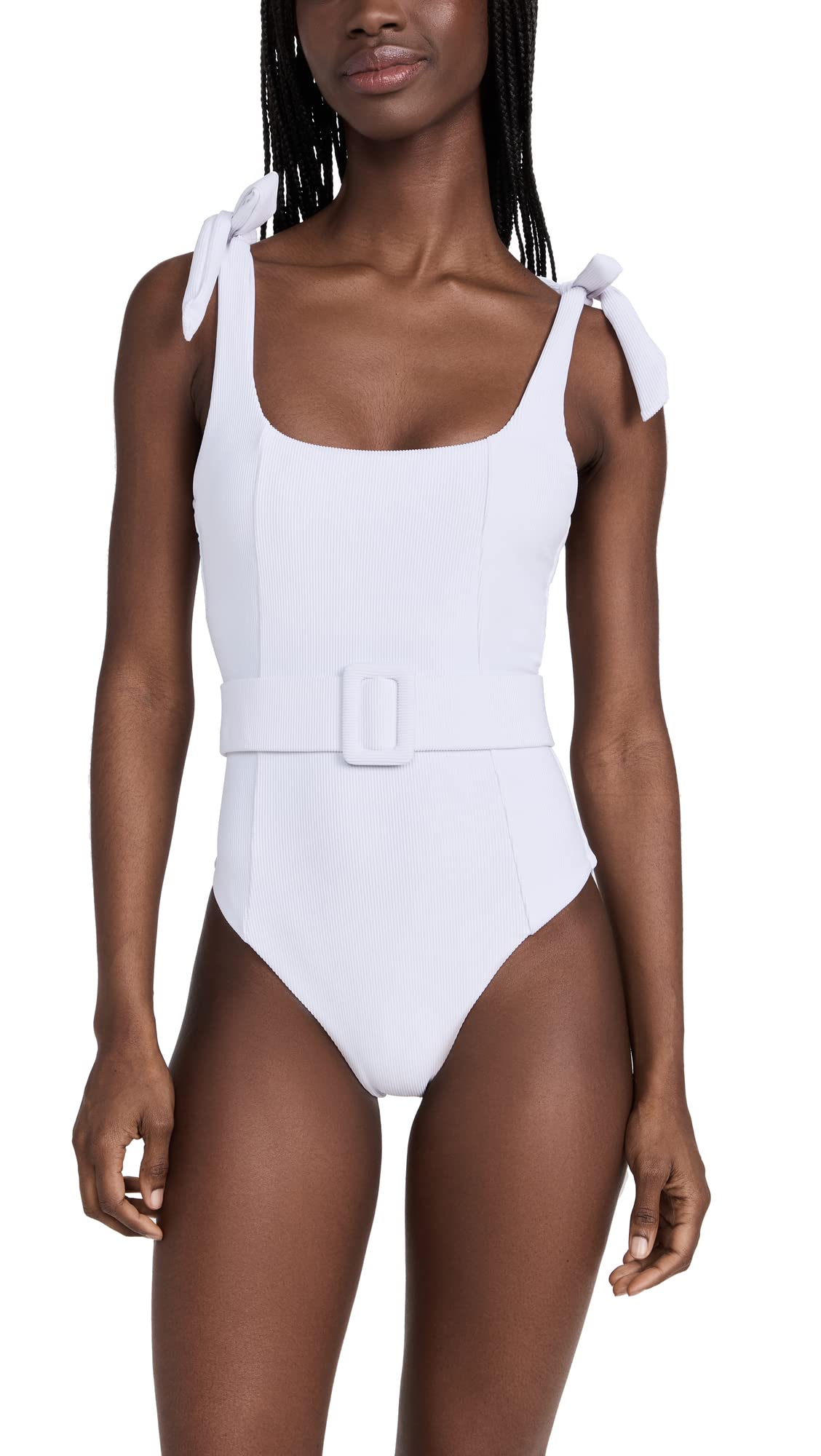 Beach Riot Women's Sydney Belted One-Piece Swimsuit - Sexy High Waist Bathing Suit for Women, Perfect for Beach Vacation & Pool Party