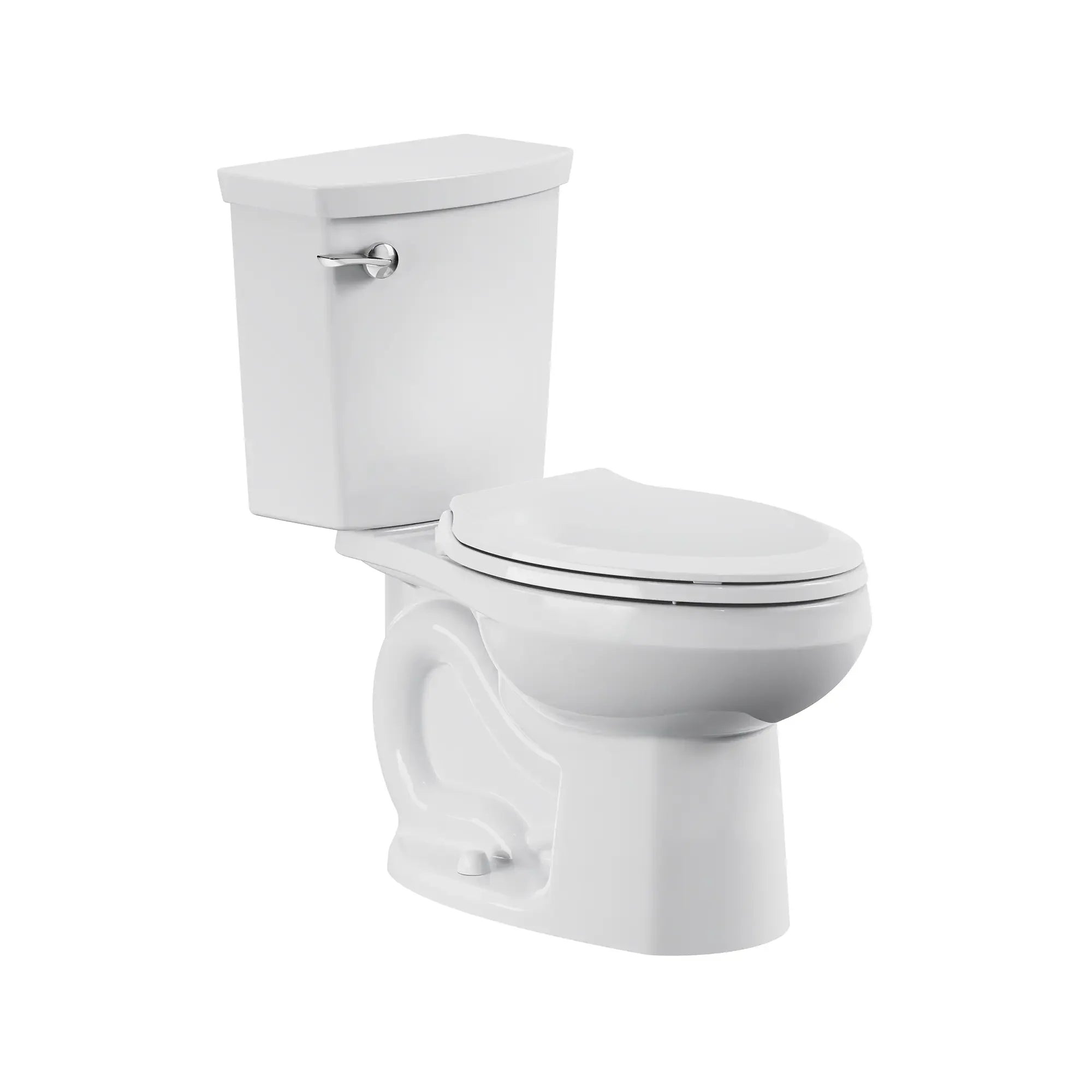 H2Optimum® 1.1 GPF/4.2 LPF Standard Height Elongated Toilet with Seat & Wax Ring - Water Efficient Two-Piece Toilet for Modern Bathrooms