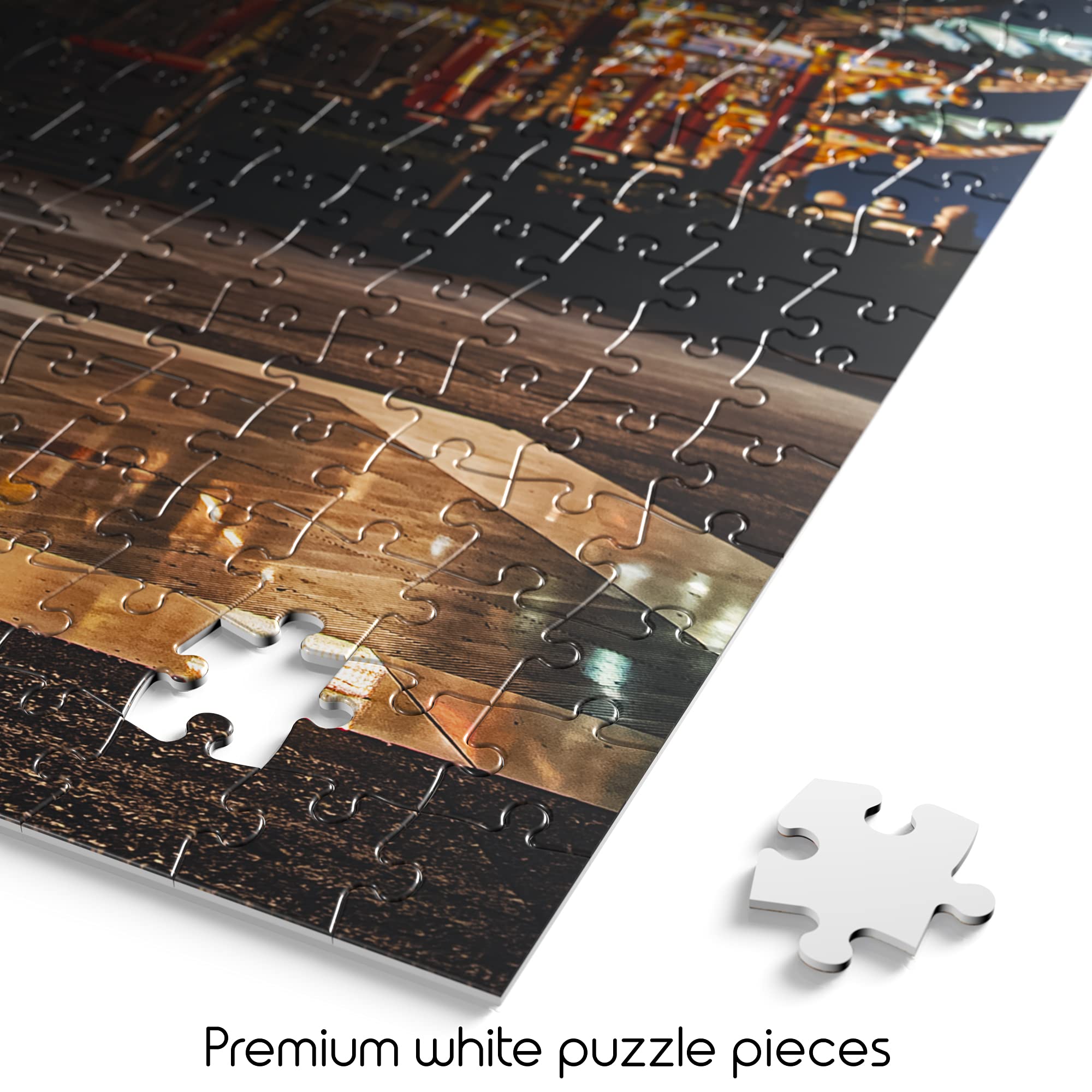 Chongqing Temple Night 500-Piece Jigsaw Puzzle for Adults Relaxation