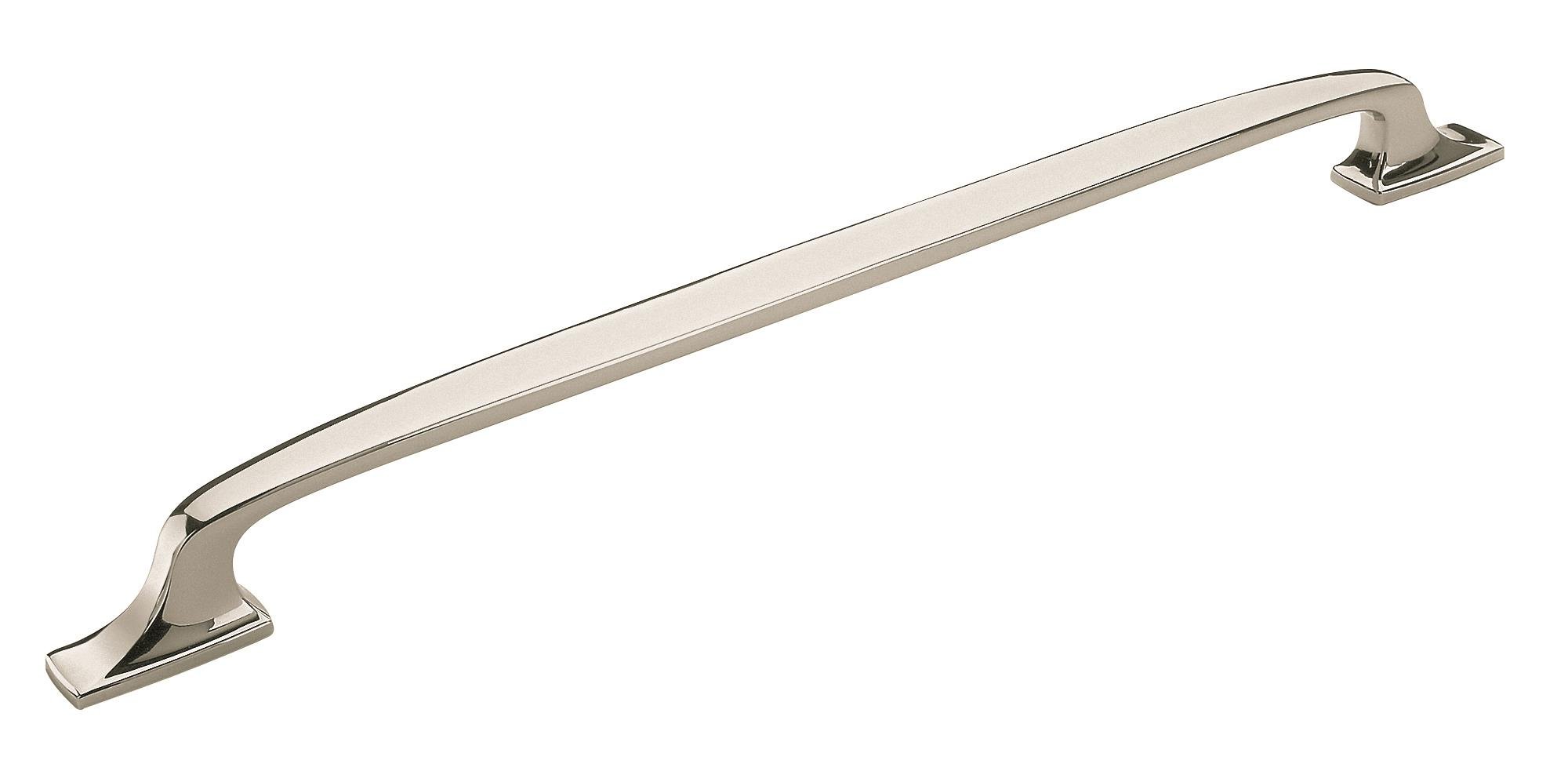 Amerock 18 Inch (457mm) Center to Center Polished Nickel Appliance Pull - 1 Pack Drawer Handle Cabinet Hardware for Kitchen, Bathroom & Furniture Upgrade