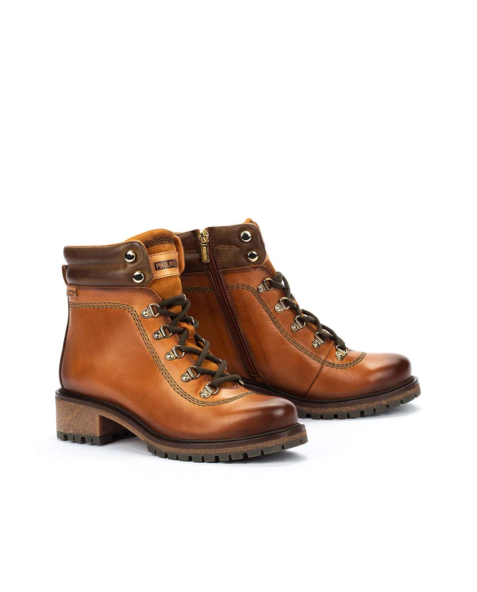 PIKOLINOS Women's Leather Flat Ankle Boots - Comfortable Casual Shoes for Everyday Wear | Perfect for Office, Walking & Travel