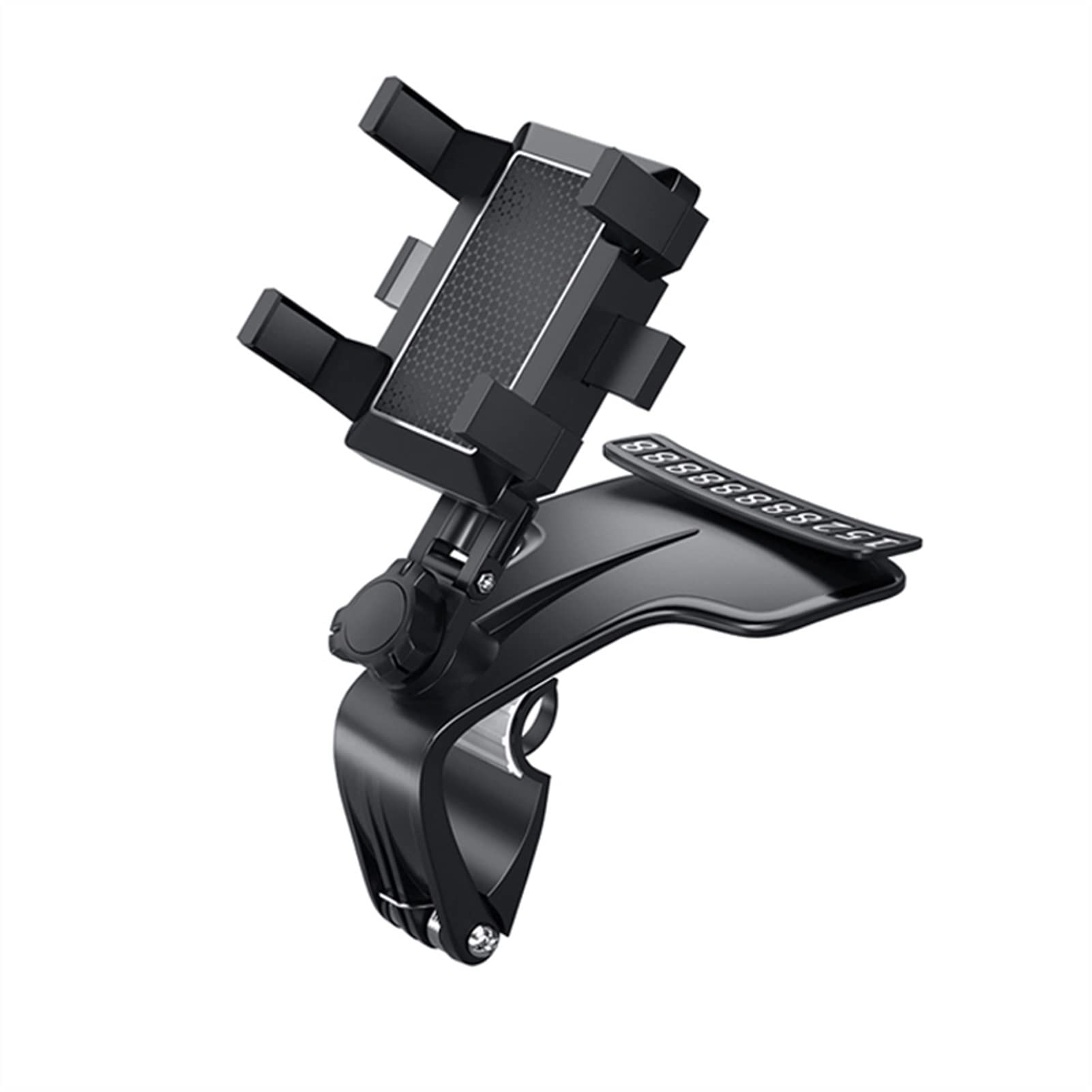 Upgraded 1200° Rotatable Car Phone Holder Mount - Dashboard & Rearview Mirror Phone Stand, Universal GPS Navigation Bracket for iPhone Android Smartphones - Perfect for Road Trips & Daily Commutes