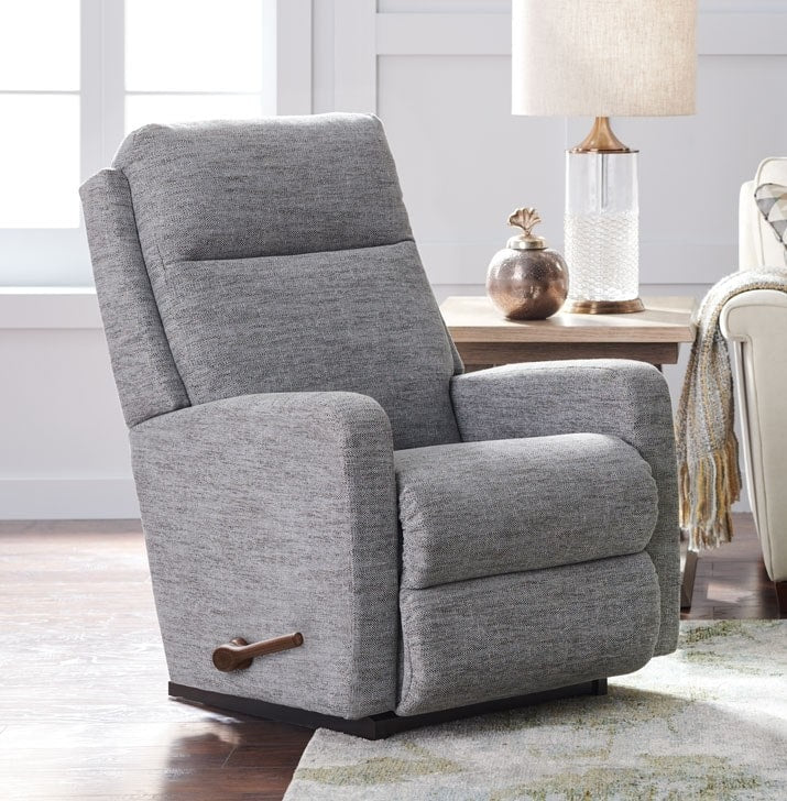 Finley Rocker Recliner Chair - Comfortable PU Leather Living Room Reclining Chair with Padded Seat & Backrest - Perfect for Relaxing, Reading, or Watching TV in Your Home Theater