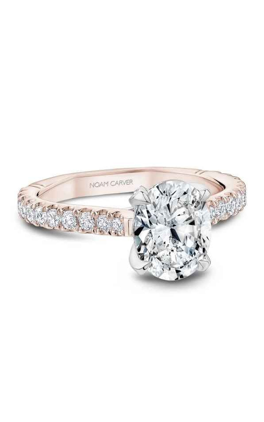 Noam Carver Atelier A007 02RWA Diamond Engagement Ring - 14K White Gold Wedding Band for Women, Perfect for Proposals & Anniversaries