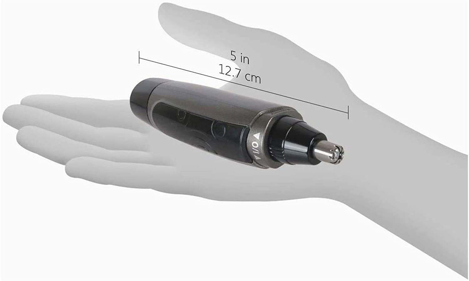 Electric Nose & Ear Hair Trimmer for Men & Women - Painless Waterproof Hair Remover - Perfect for Travel, Gym & Daily Grooming