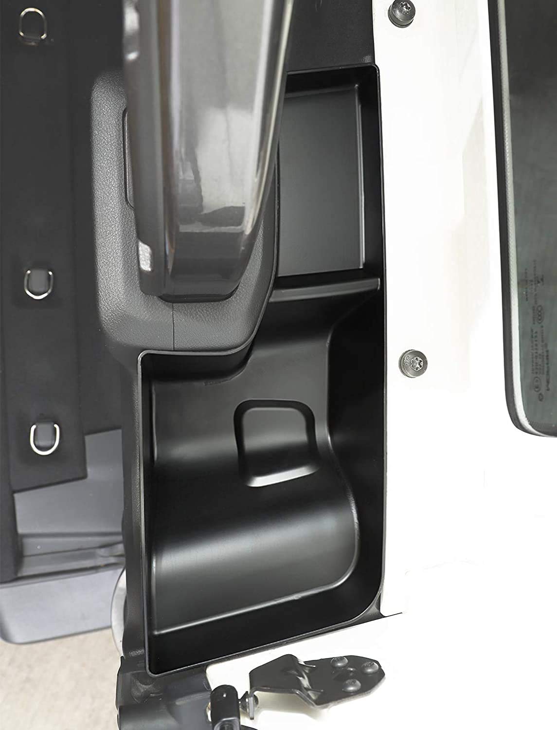 Jeep Wrangler JL JLU Rear Trunk Organizer - RBR Wheel Well Storage Bin Cargo Side Tray for 2018-2021 Models | Right Side Interior Accessories | Perfect for Road Trips, Camping & Off-Road Gear Storage