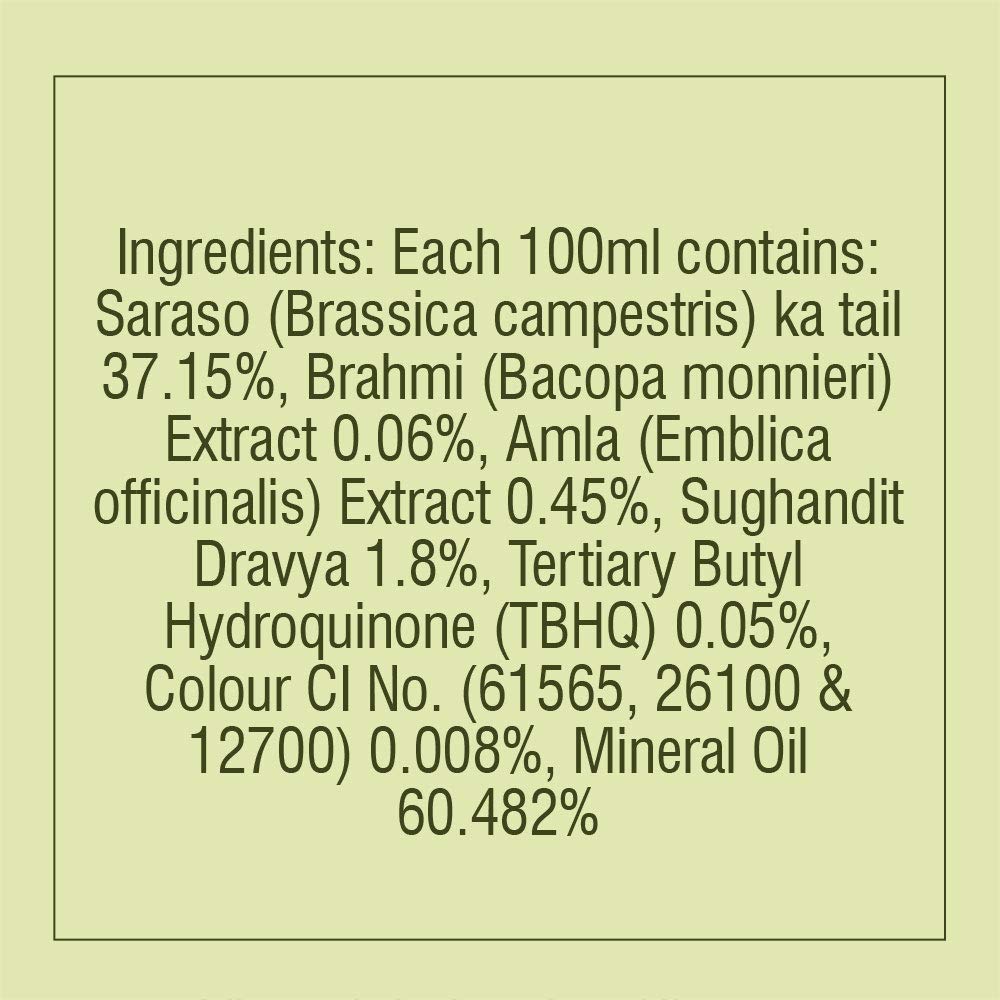 Bajaj Amla Hair Oil with Brahmi for Hair Growth | Ayurvedic Oil for Nourishment & Hair Fall Reduction | 300ml | Promotes Healthy Scalp & Stronger Hair for Men & Women