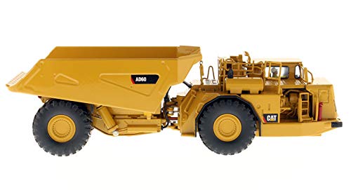 1/50 Scale Diecast CAT AD60 Articulated Underground Truck Model - Collectible Mining Vehicle for Display, Gifts & Construction Enthusiasts