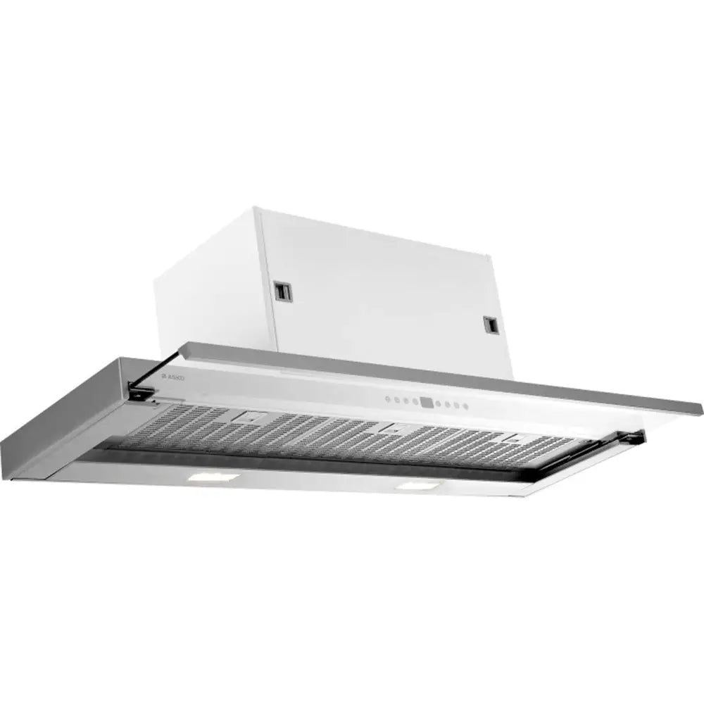 ASKO CO4927S 90cm Slide Out Rangehood - Premium Stainless Steel Kitchen Extractor Hood with Powerful Ventilation - Perfect for Modern Kitchens, Open Plan Living & Cooking Enthusiasts