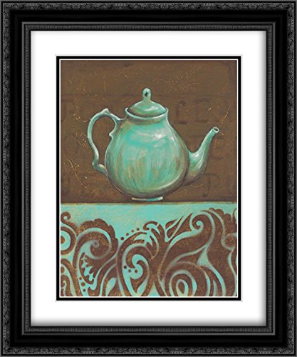 Susan Osborne Tea Fusion I 15x17 Black Ornate Framed Double Matted Museum Art Print - Perfect for Living Room, Bedroom & Office Wall Decor