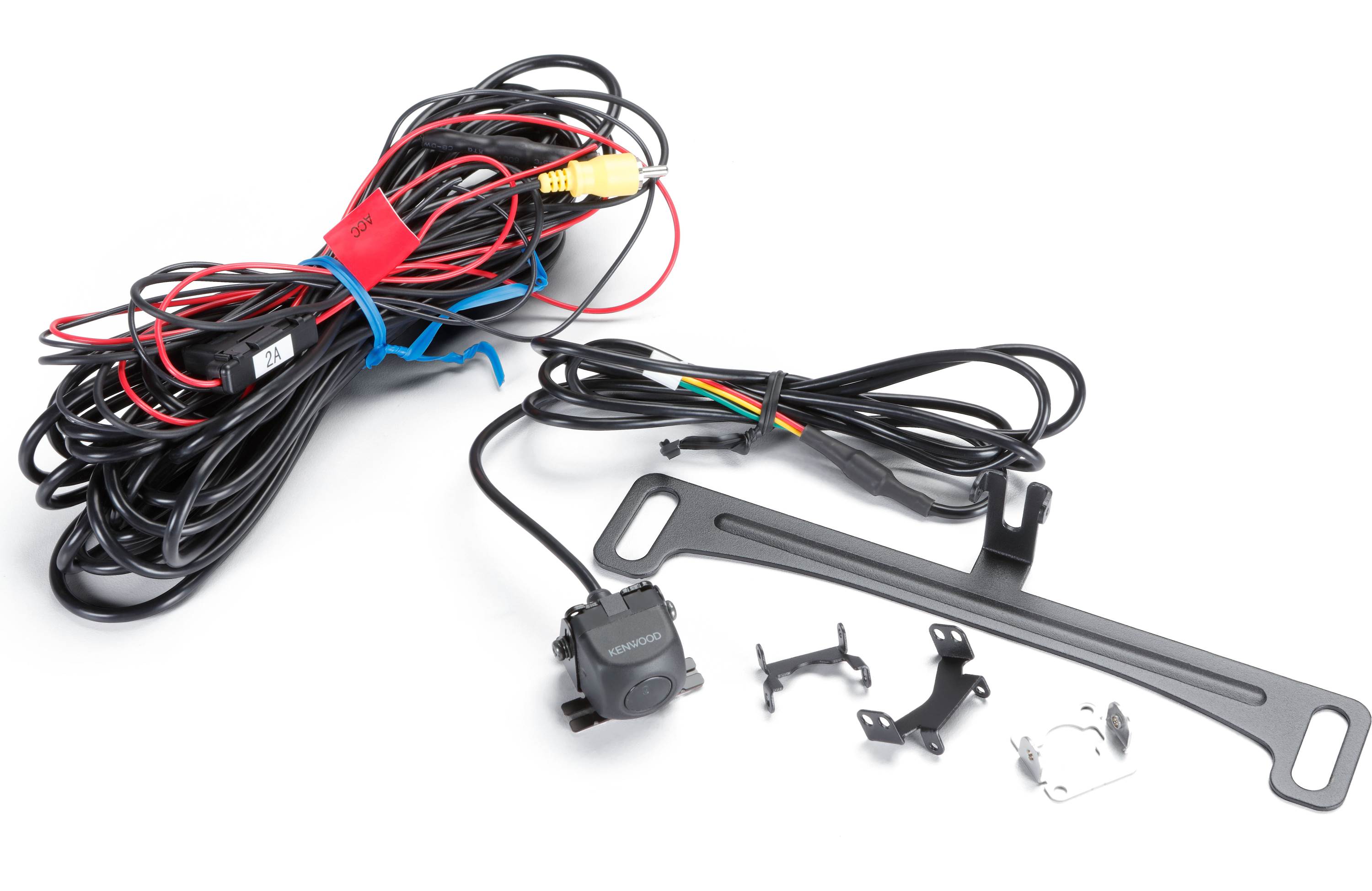 Kenwood CMOS 230LP Universal Rearview Backup Camera with License Plate Mount - HD Night Vision Parking Aid for Trucks, SUVs & Cars - Easy DIY Installation for Safer Reversing & Parking