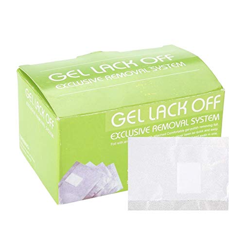 Rotekt 100Pcs Nail Polish Remover Tin Foil Wraps with Cotton Pads - Professional UV Gel & Acrylic Nail Removal Kit for Salon & Home Manicure - Perfect for DIY Nail Art & At-Home Nail Care