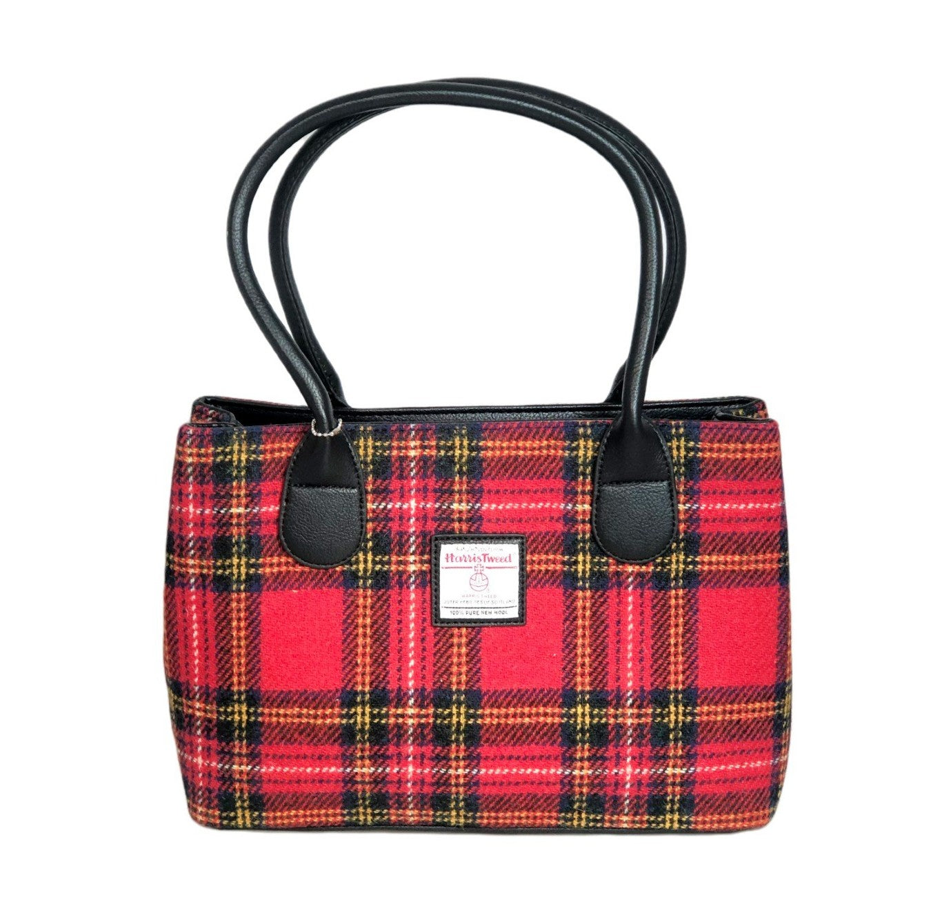Classic Harris Tweed Handbag for Women [22 Colors] - Elegant Crossbody Purse with Adjustable Strap, Perfect for Work, Travel & Everyday Use