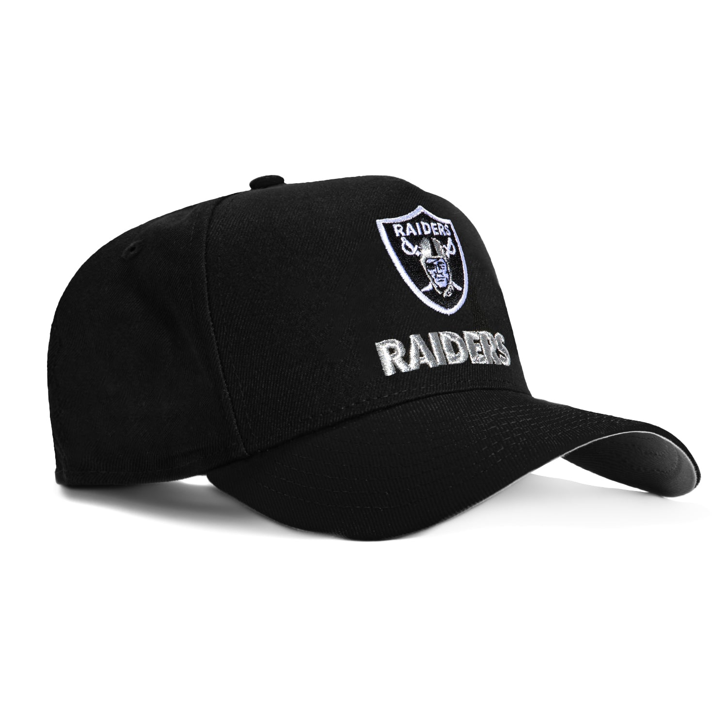 New Era 9Forty A-Frame Las Vegas Raiders Snapback Hat - Black | Official NFL Adjustable Baseball Cap for Men & Women | Perfect for Game Day, Sports Events & Casual Wear