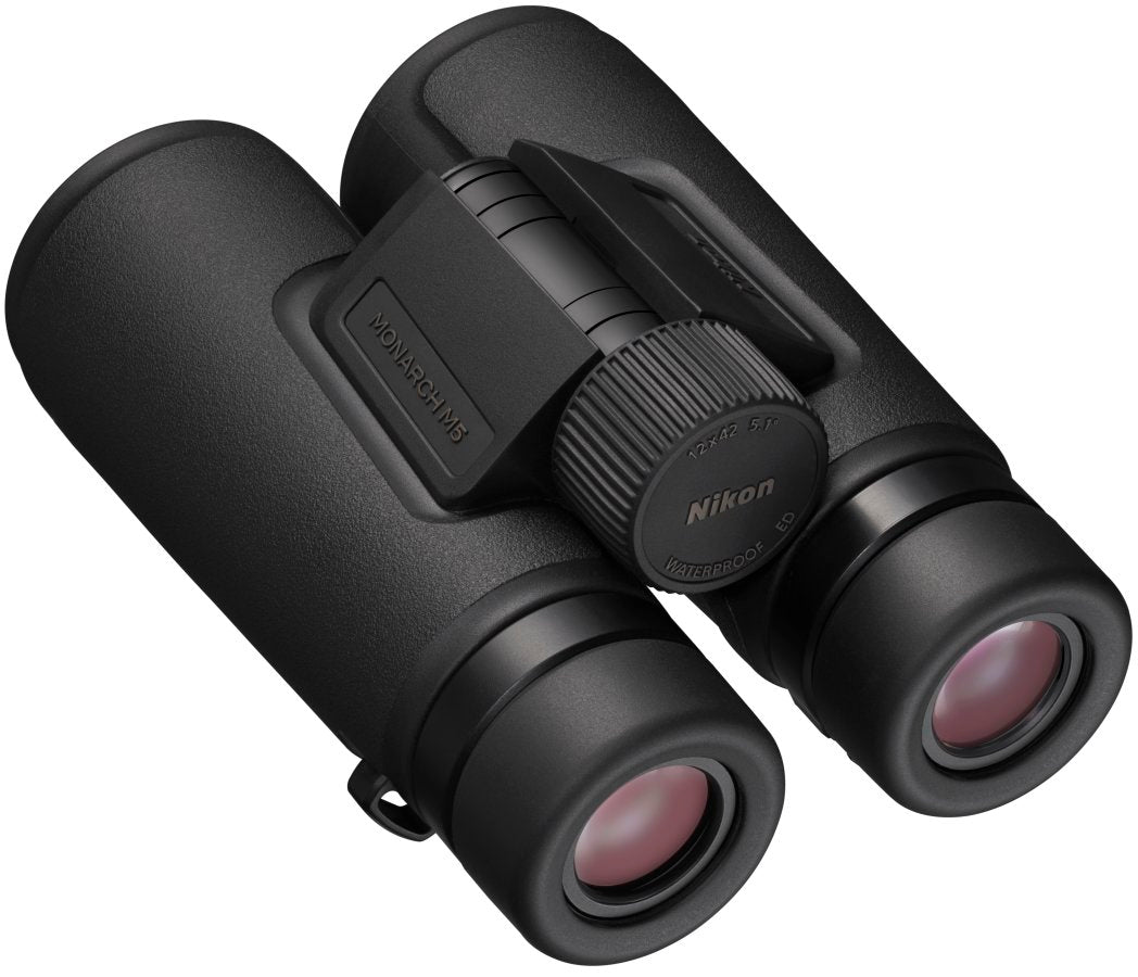 Nikon 12x42 Monarch M5 Binoculars - High Power Waterproof Binoculars for Bird Watching, Hunting & Outdoor Adventures (Black)