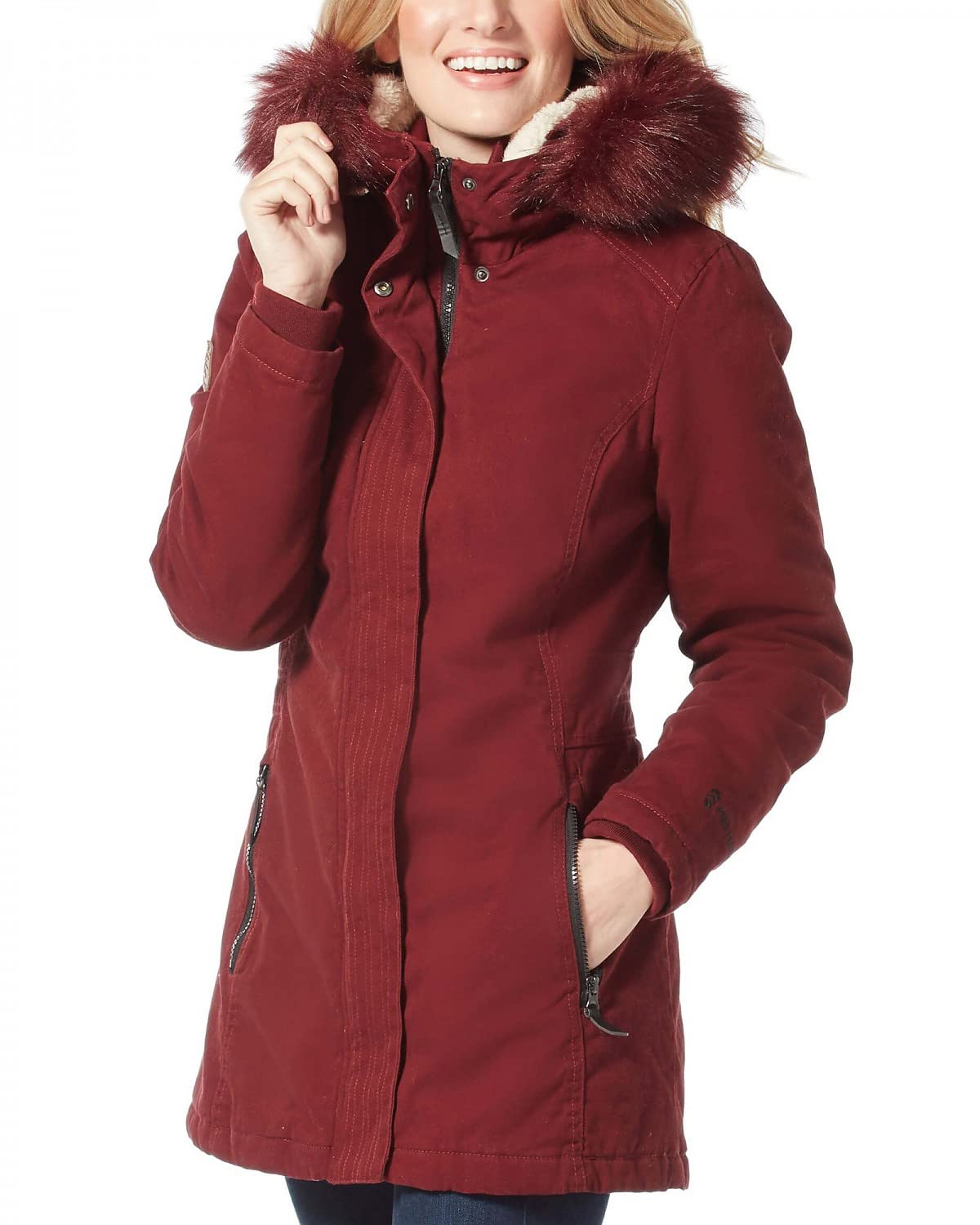 Free Country Women's Vanguard Parka Jacket - Waterproof Winter Coat with Hood, Warm Insulated Outerwear for Hiking, Skiing & Outdoor Adventures