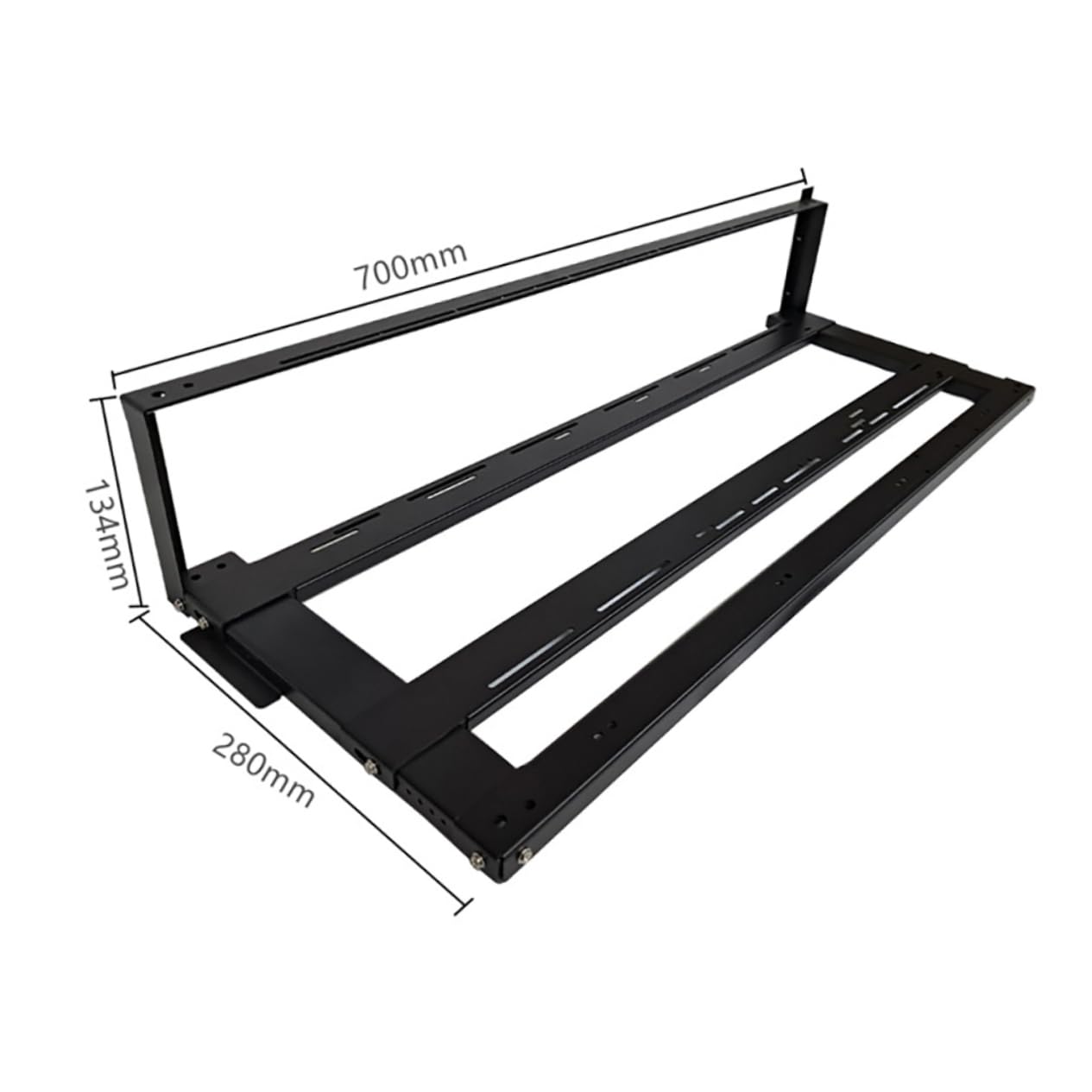 Open Air Computer Case - Mikikit Motherboard Rack & GPU Storage Frame for B75 Video Cards | Durable Cold Rolled Steel Plate | Perfect for PC Builds, Gaming Rigs & Workstation Setups