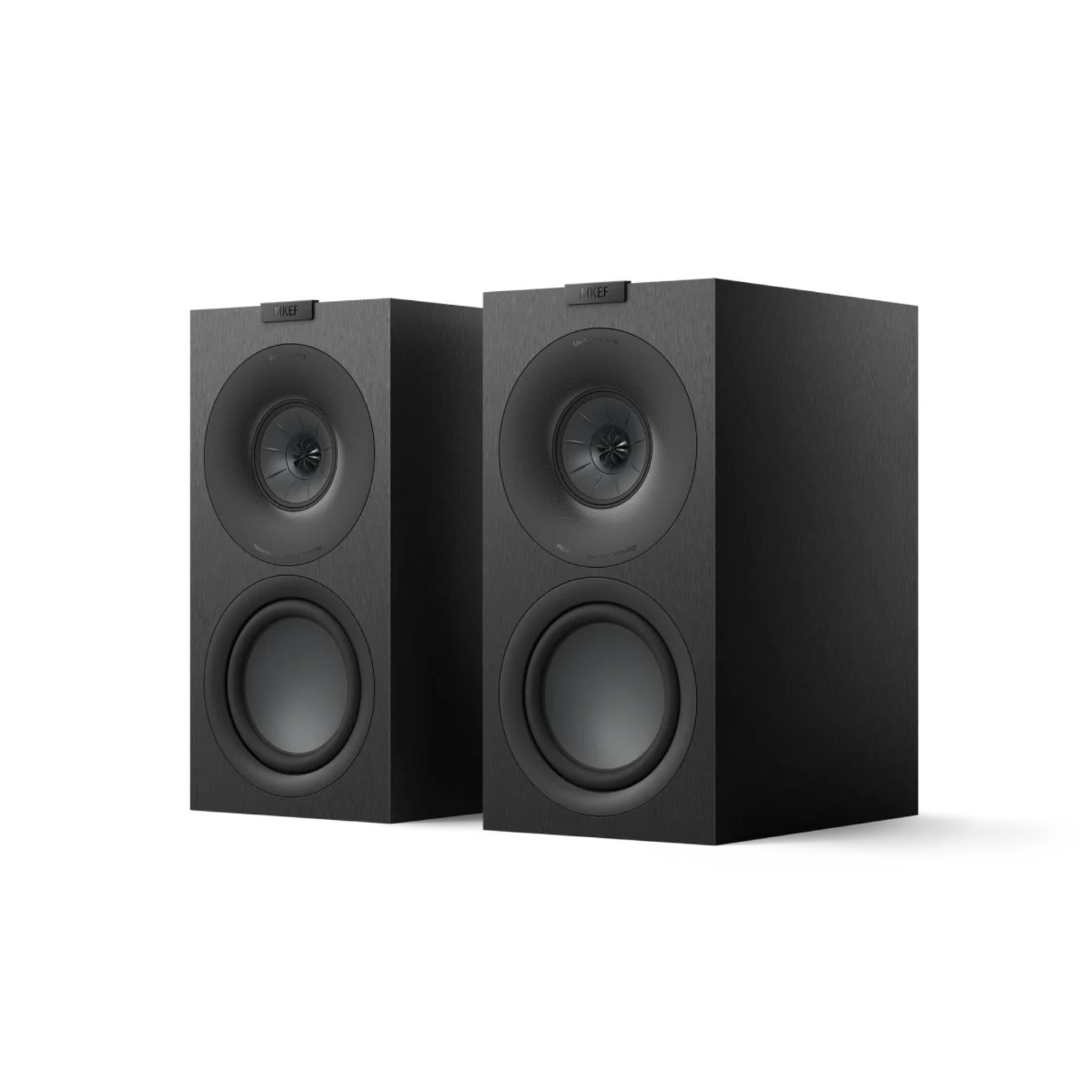 KEF Q Concerto Meta 3-Way Bookshelf Speakers (Pair) - Premium HiFi Audio for Home Theater & Music Listening | Open Box Special