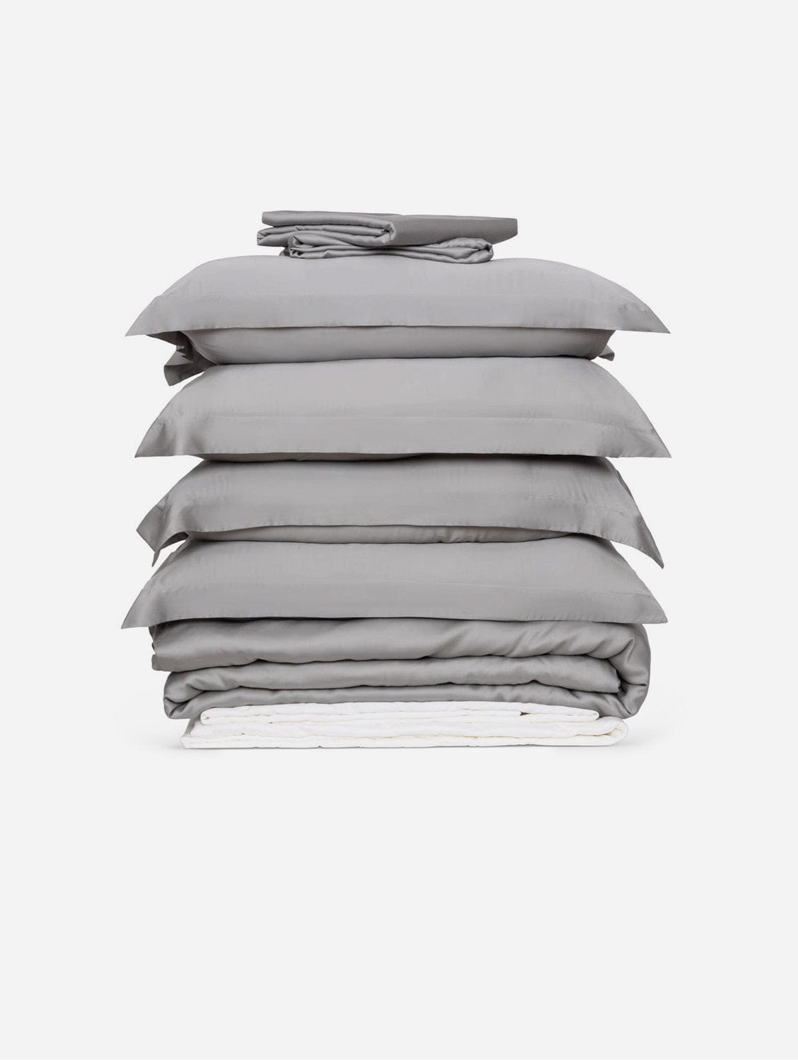 Organic Vegan Eucalyptus Silk Bedding Set - Medium/Warm Weight, Multiple Colors | Eco-Friendly Luxury Bed Sheets for All-Season Comfort