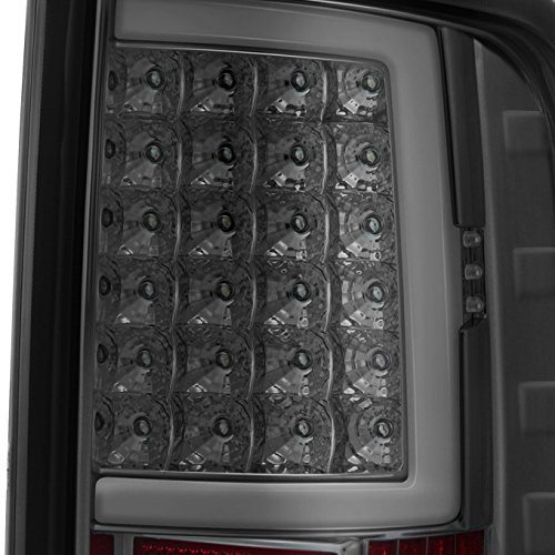 AKKON Smoked Halo Projector Headlights & LED Tail Lights Set for 2009-2018 Dodge Ram 1500/2500/3500 - Upgrade Your Truck's Style & Night Visibility for Off-Roading & Daily Driving