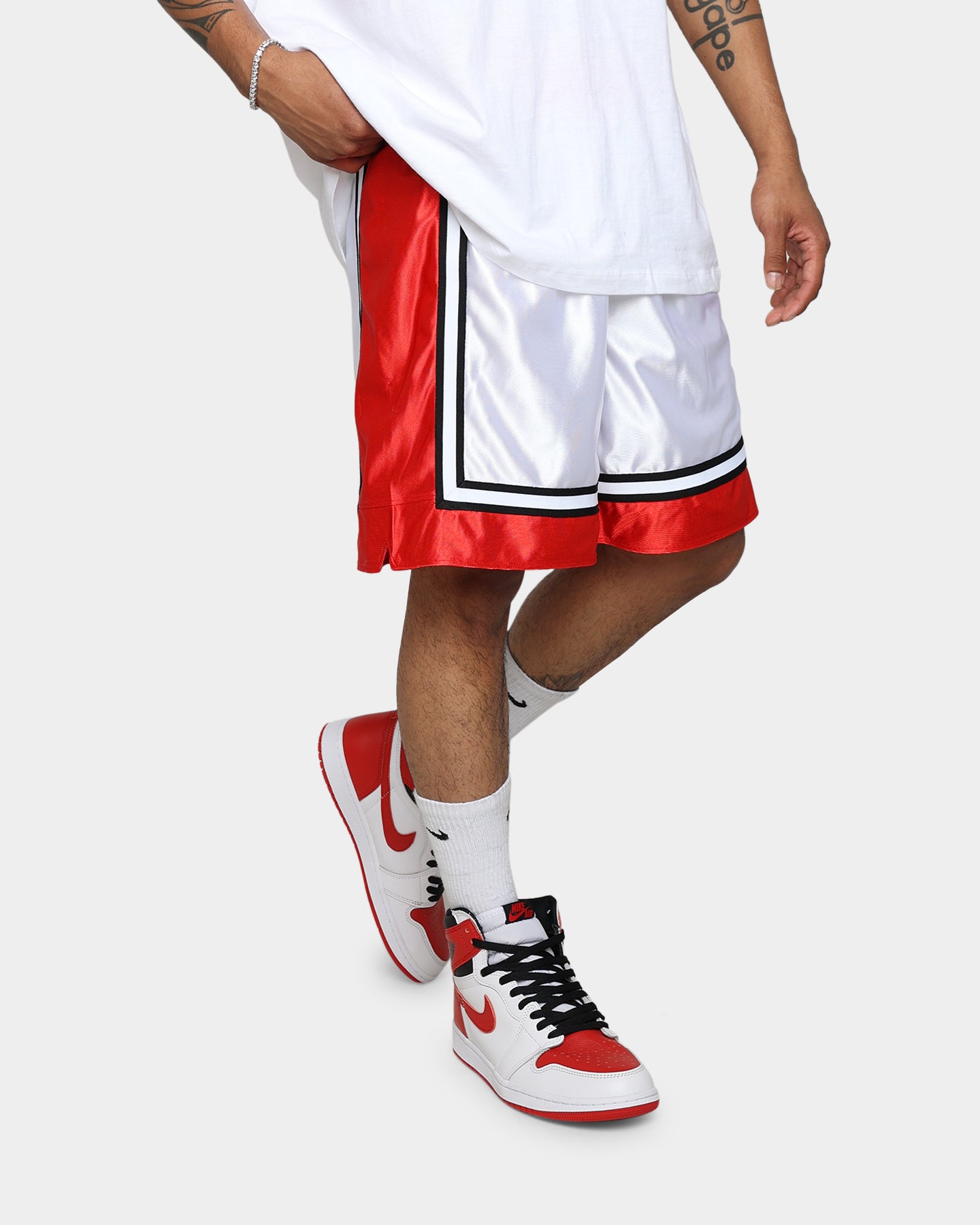 19Nine UNLV Legacy Basketball Shorts for Men - White - Comfortable & Breathable for Sports & Casual Wear