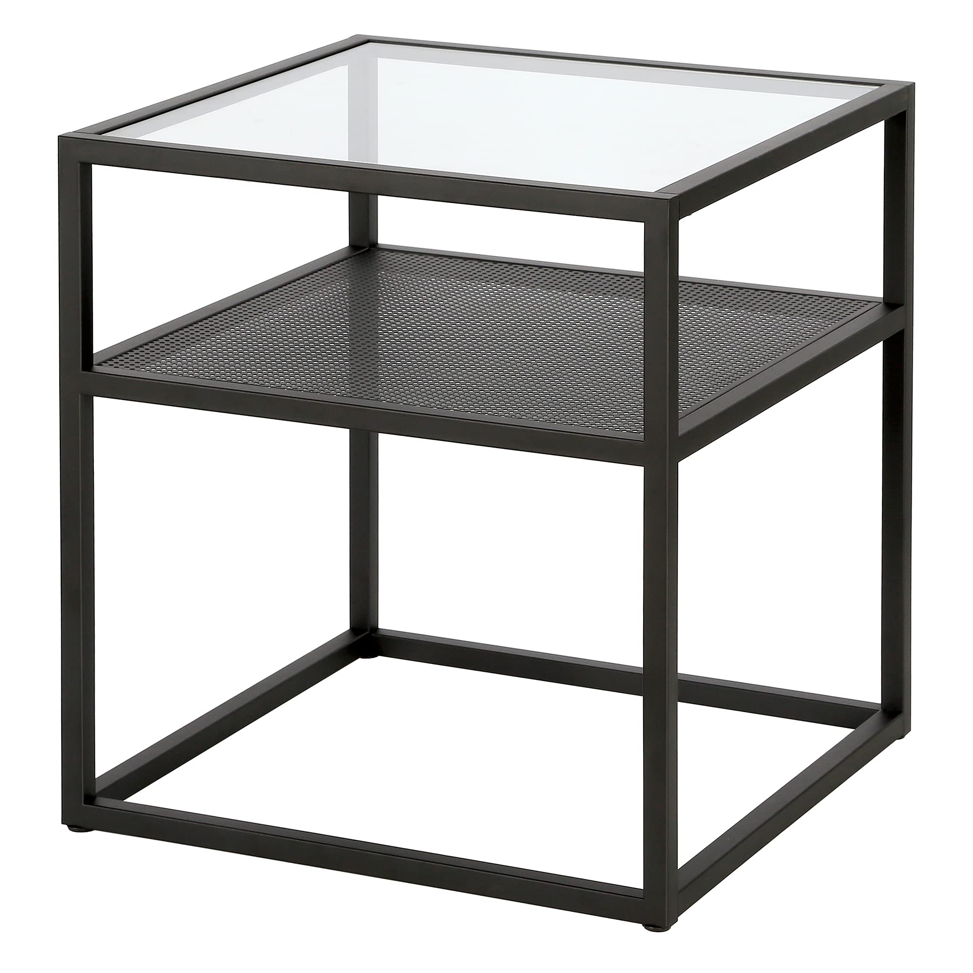 Nellie 20'' Wide Square Side Table in Blackened Bronze - Modern End Table for Living Room, Bedroom & Office - Perfect for Coffee Table, Nightstand or Accent Furniture