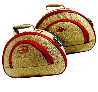Stylish Vanity Bag for Women - 2 Pack Jewelry & Cosmetic Organizer with Number Lock | Perfect for Pride Gifts, Weddings & Travel | Dustproof Storage for Valuables & Accessories