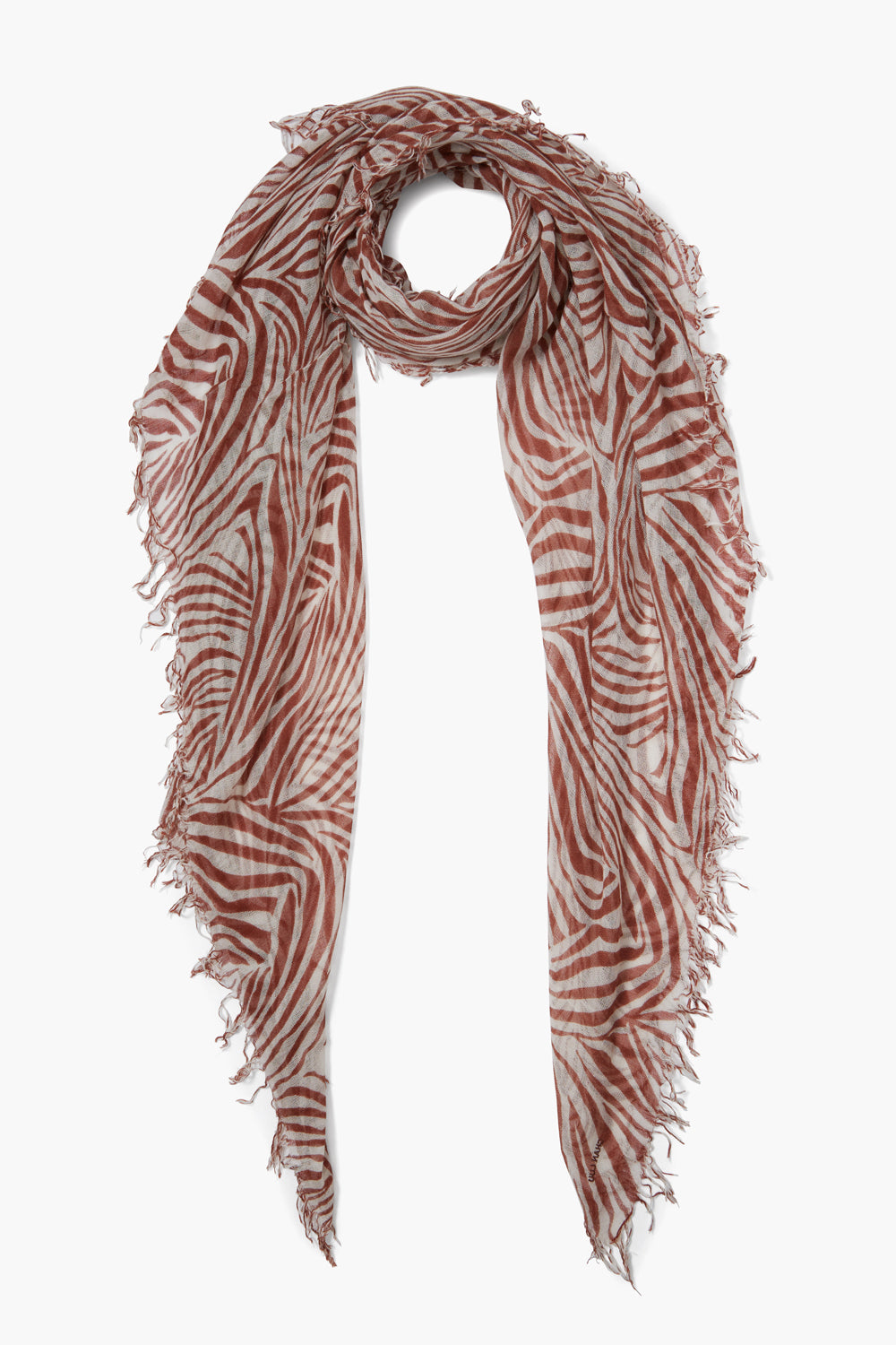 Luxury Cashmere and Silk Scarf - Sequoia Zebra Print - Soft Winter Wrap for Women - Perfect for Office, Travel and Gift Giving