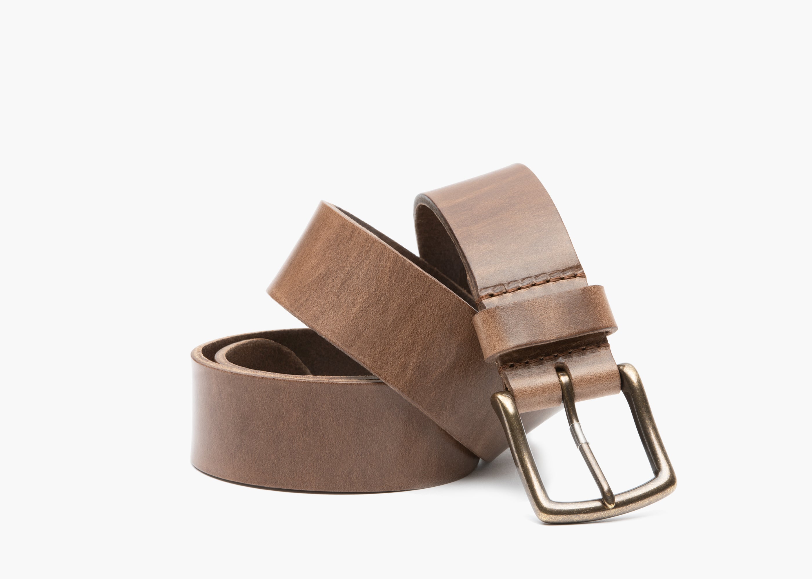 Premium Dune Chromexcel Leather Belt for Men - Handcrafted Full Grain Leather Dress Belt - Classic & Durable Waistband for Business, Casual & Formal Occasions