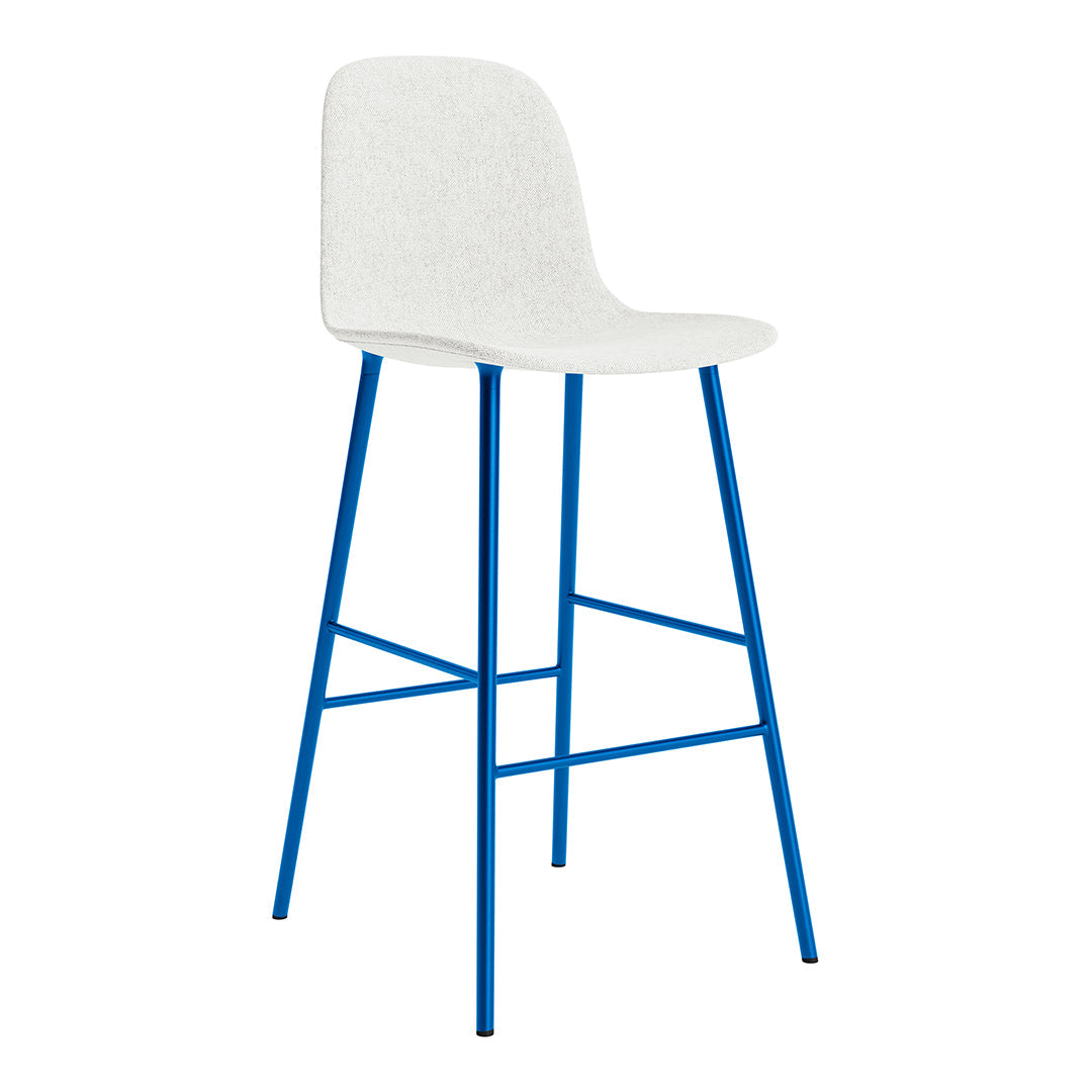 Modern Form Bar Chair - Fully Upholstered Counter Stool with Comfortable Seat - Perfect for Kitchen Islands, Breakfast Bars & Home Bars