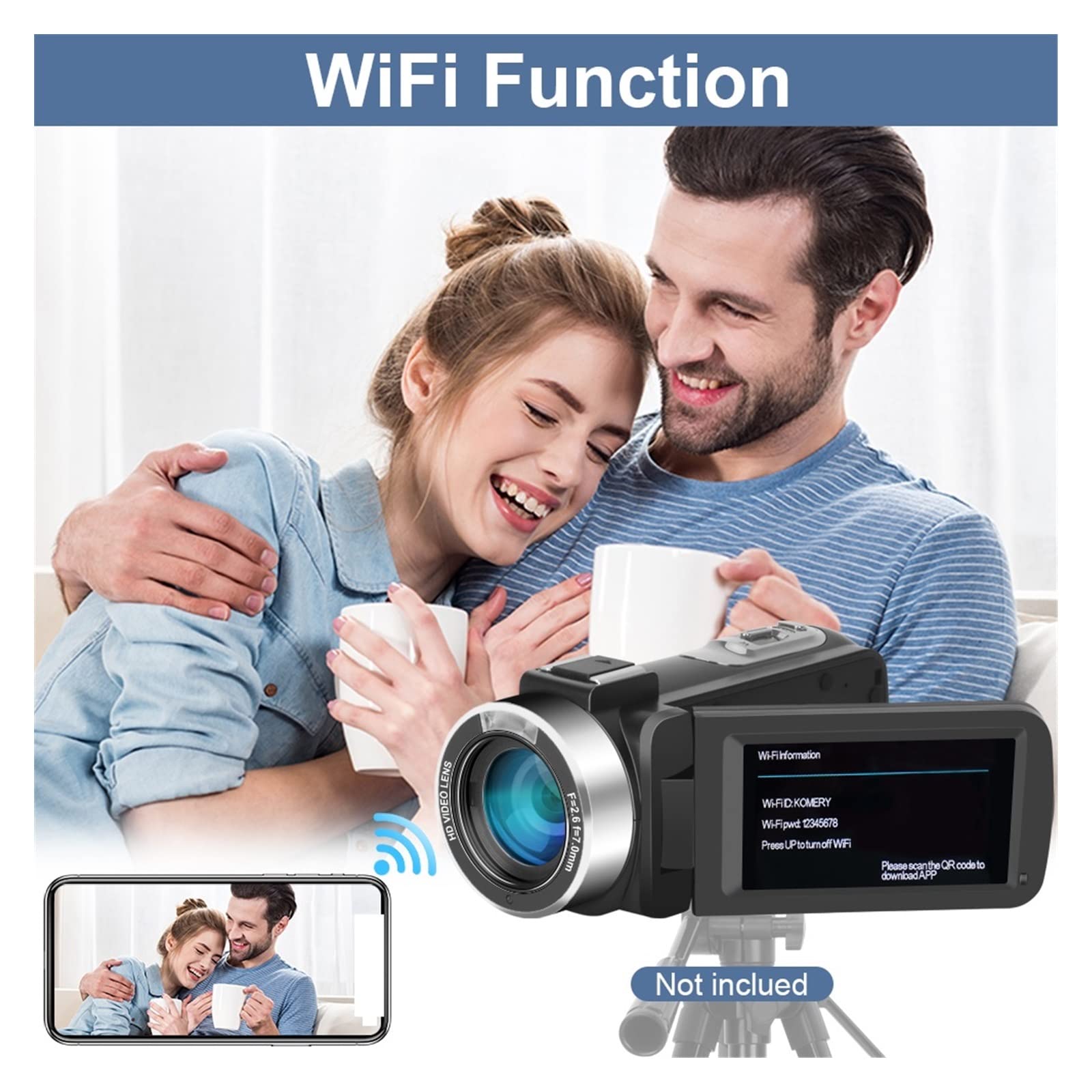 BODORME 4K Digital Vlog Camera - 18X Zoom Video Recorder with 32GB SD Card, Portable Webcam for YouTube Streaming, Outdoor Photography & Travel Vlogging (Ideal for Content Creators, Travel Bloggers & Live Streaming)
