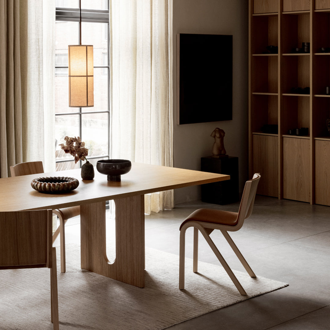 Stylish Androgyne Rectangular Dining Table - Modern & Durable for Home, Kitchen, or Restaurant Use