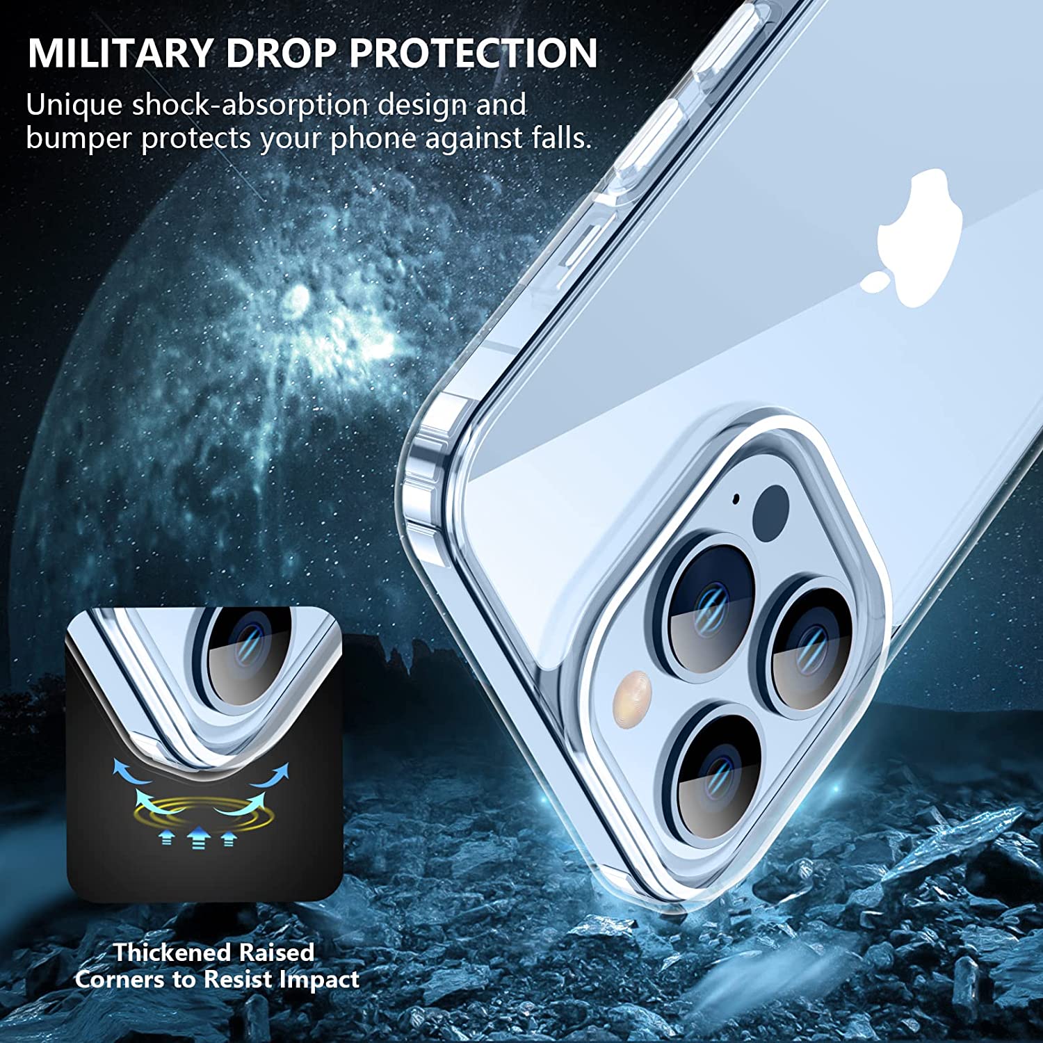 iPhone 14 Pro Max Case - Ultra Slim & Shockproof Protective Cover with Military-Grade Drop Protection | Perfect for Daily Use, Travel & Outdoor Activities